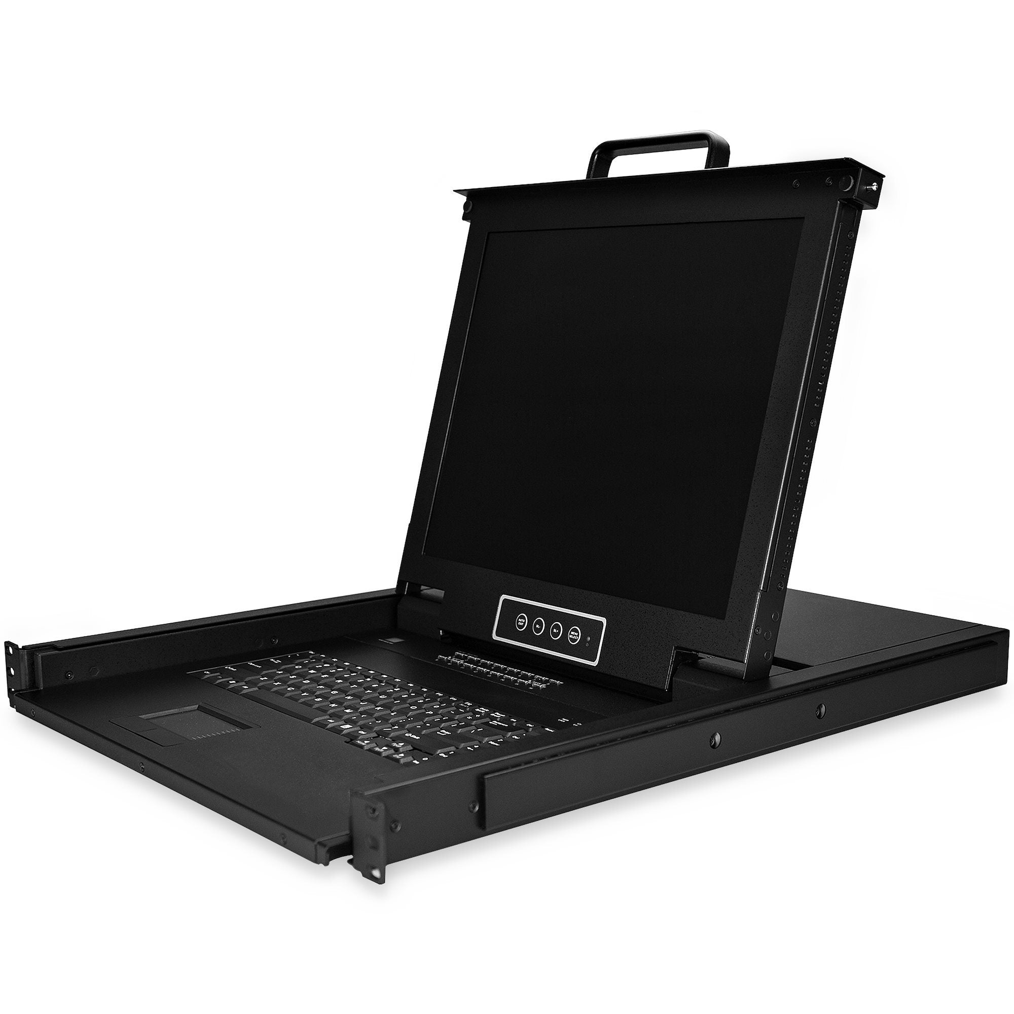 EAN 0065030872546 - StarTech.com RKCONS1716K consola de rack 43,2 cm (17") 1280 x 1024 Pixeles Acero Negro imagen 1