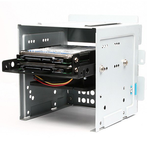 Axagon Rhd-225, Marco De Metal Para 2x 2.5 "Hdd / Ssd Hasta 3.5" Posicion, Montaje De Ventilador