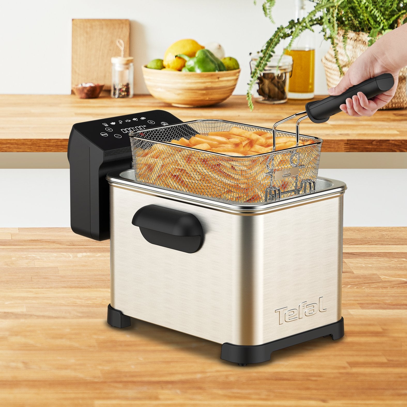 EAN 3045387249212 - Tefal Family Pro FR507D Sencillo 4 L Independiente 2400 W Freidora Acero inoxidable imagen 11