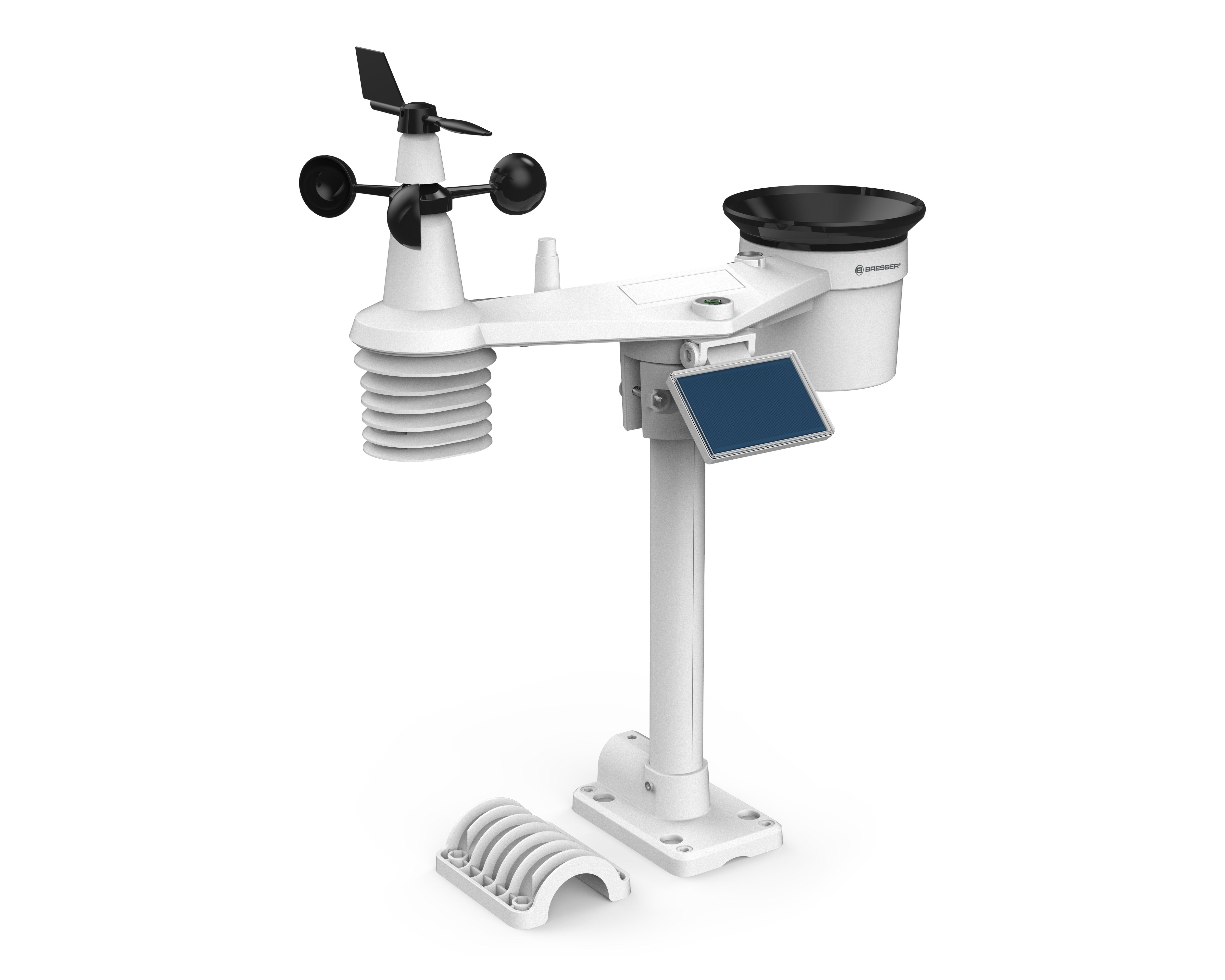 Bresser Optics 7003220 Estación Meteorológica Digital Negro Lcd Batería/Solar Wifi