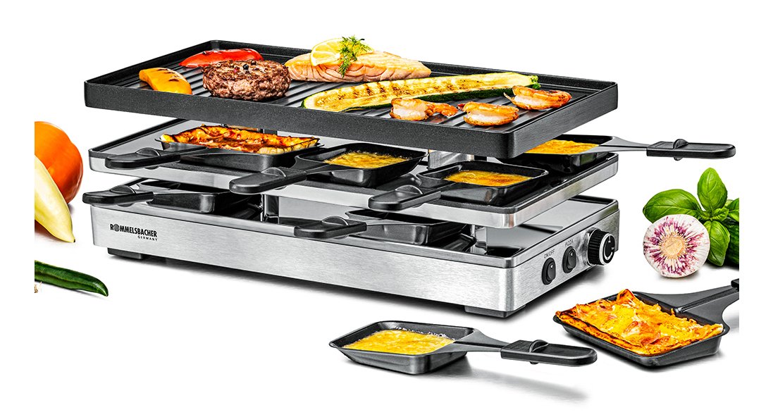 Rommelsbacher Rommelsbacher Pizza Raclette Rcp 1800 Rcp 1800