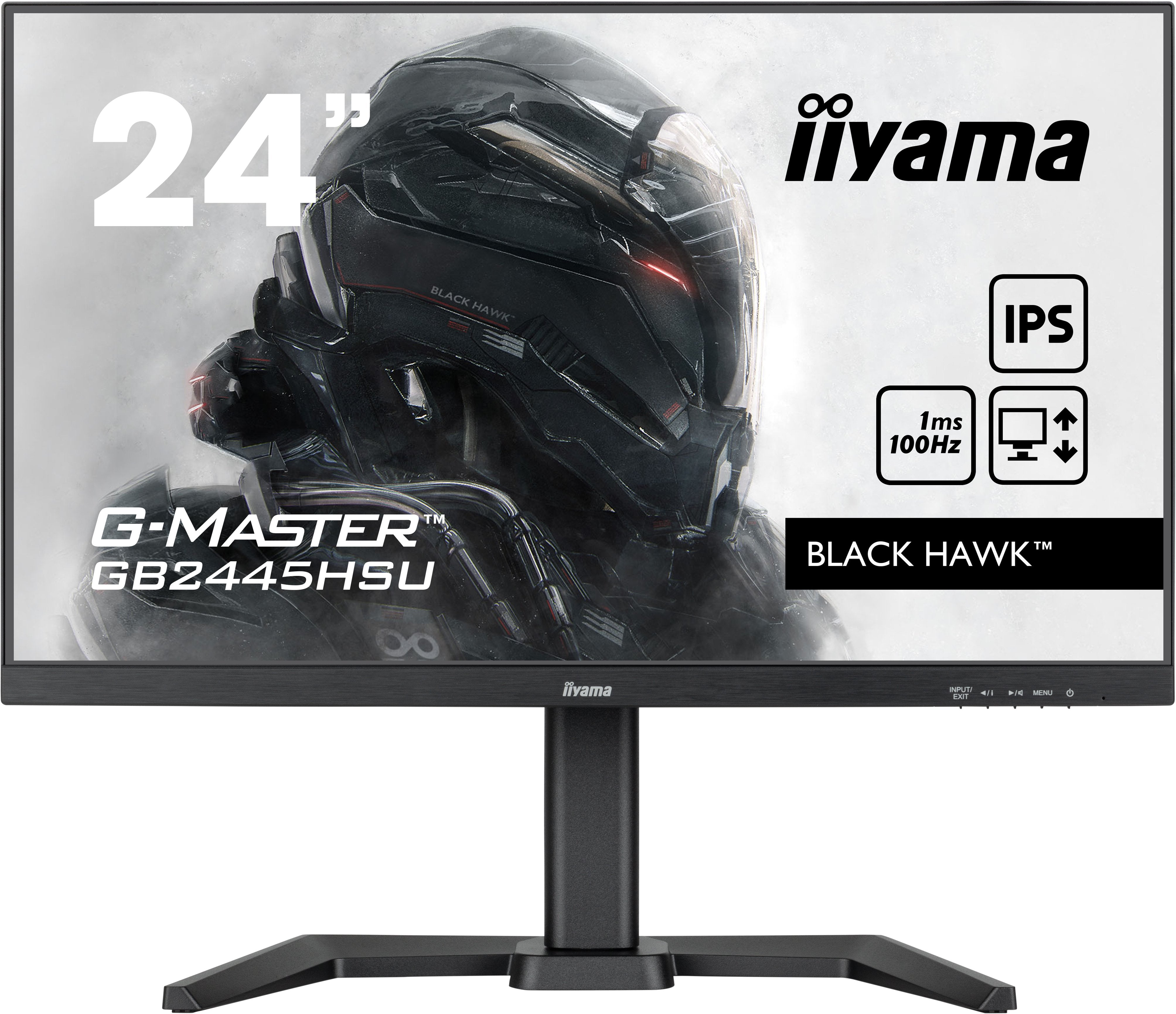 EAN 4948570122745 - iiyama G-MASTER GB2445HSU-B1 pantalla para PC 61 cm (24") 1920 x 1080 Pixeles Full HD LED Negro imagen 1