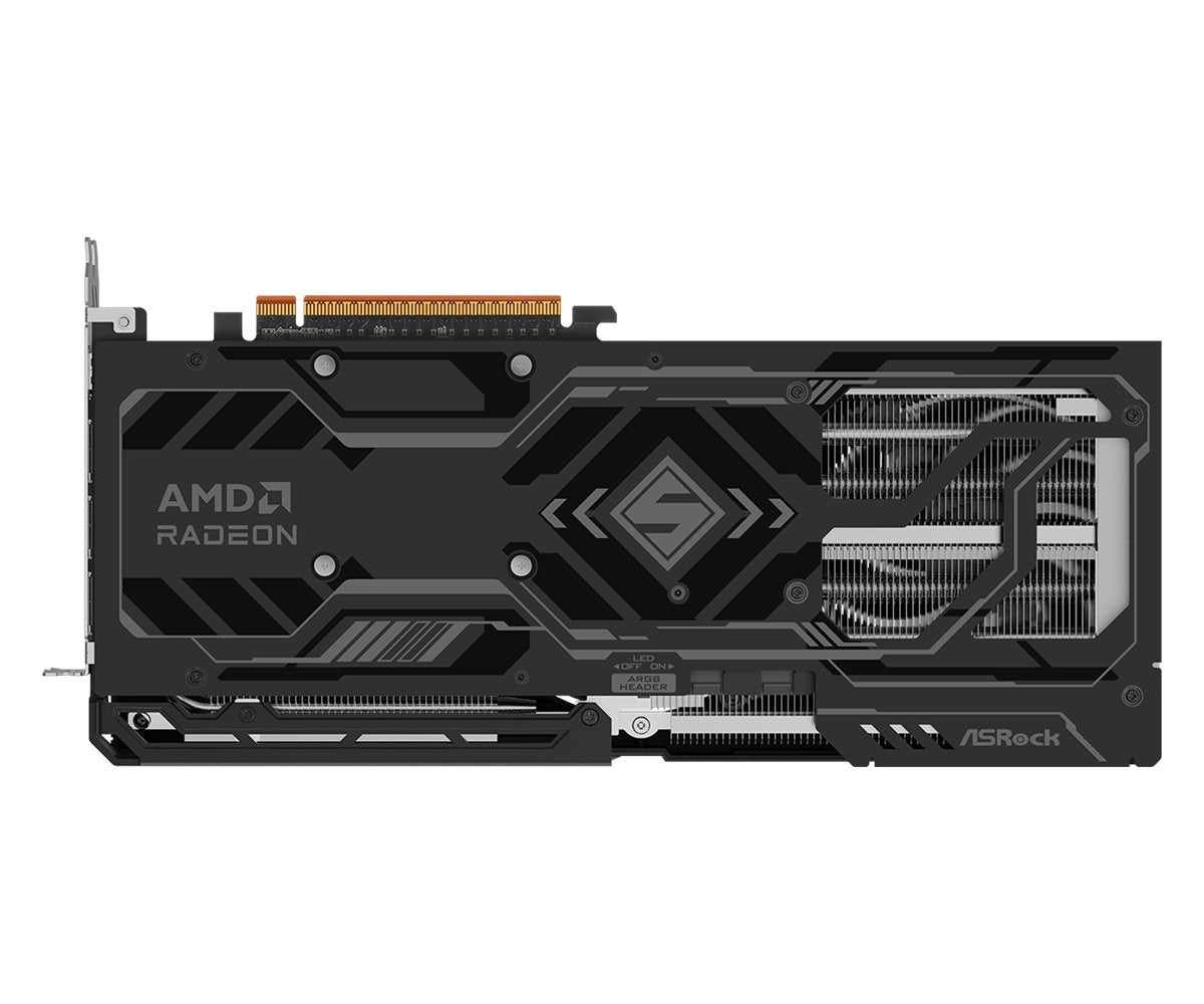 Tarjeta Gráfica Asrock Rx9070gre Steel Legend Dark De 12 Gb Con Overclocking