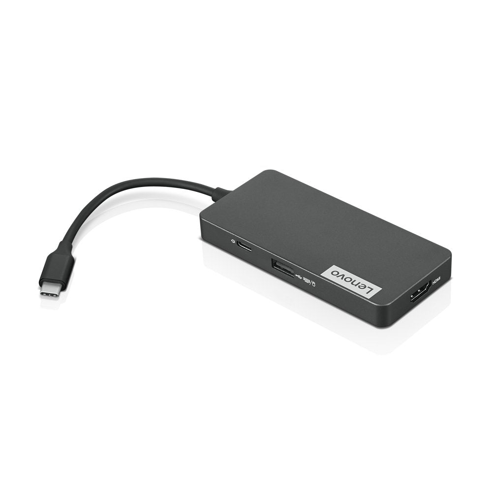 Adaptador Lenovo Usb-C Travel Hub 7-In-1 Hdmi 4k+Sd/Tf Reader+3xusb+Usb-C Pass-Through (Universal Para Todas Las Marcas)