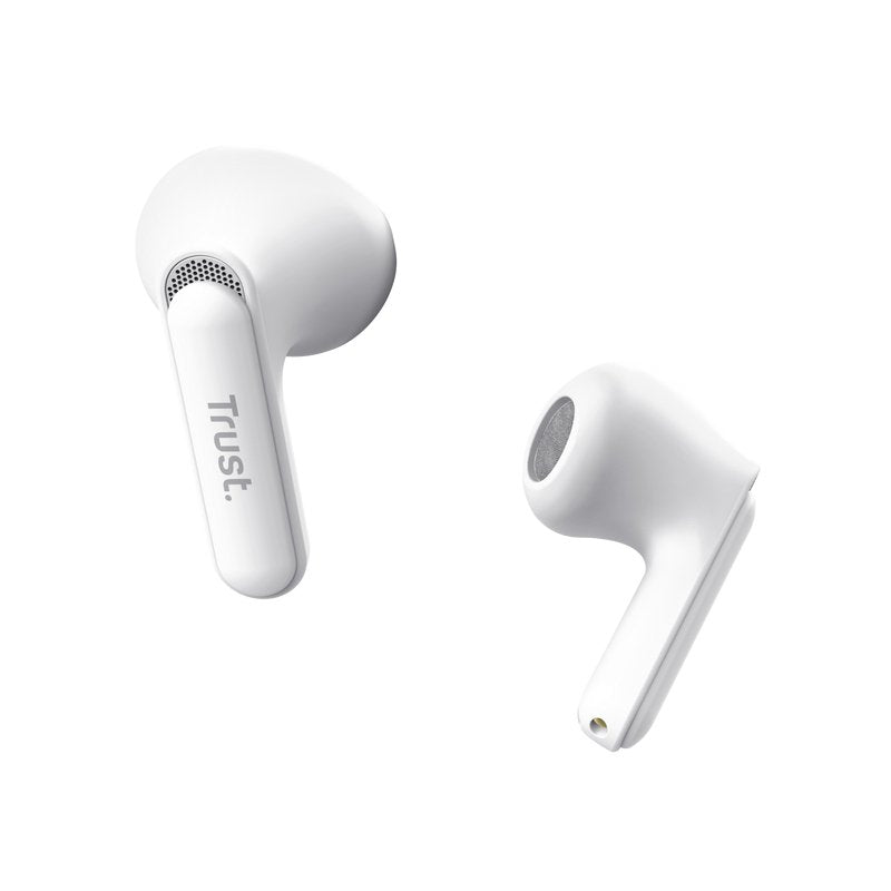 Auriculares Bluetooth Trust Yavi Enc Con Estuche De Carga Blancos