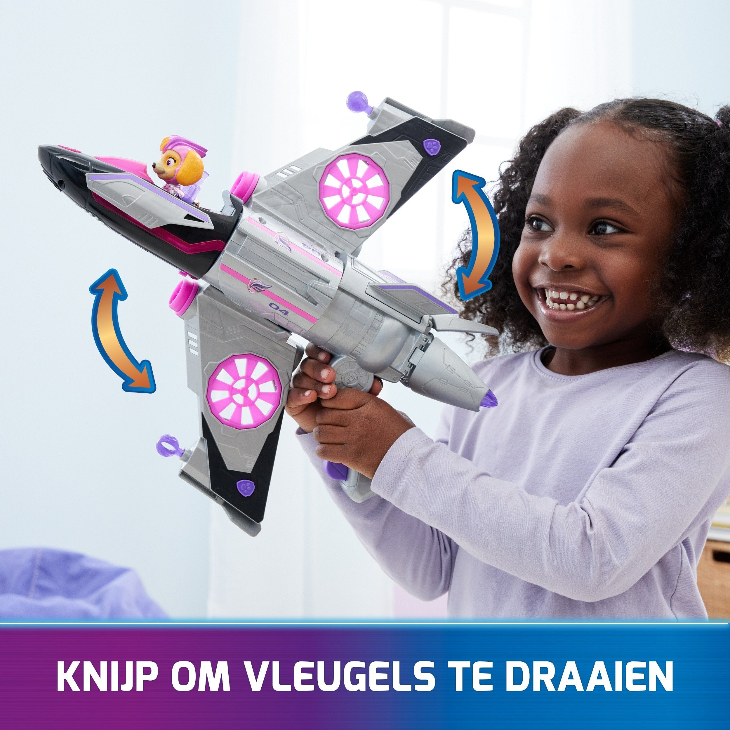 Vehiculo Deluxe Skye Mighty Movie Patrulla Canina Paw Patrol