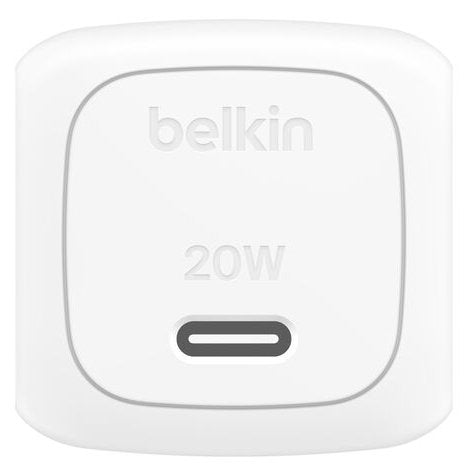 Cargador Usb-C Belkin Boost Charge De 20 W Pd Pps Blanco Wca009kqwh