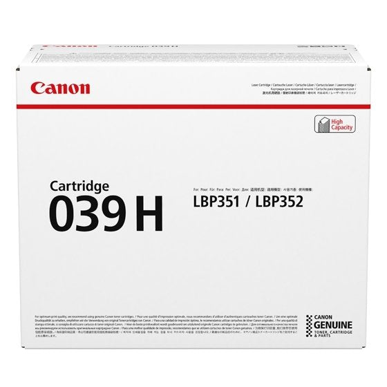 EAN 4549292031492 - Canon 039H cartucho de tóner 1 pieza(s) Original Negro imagen 1