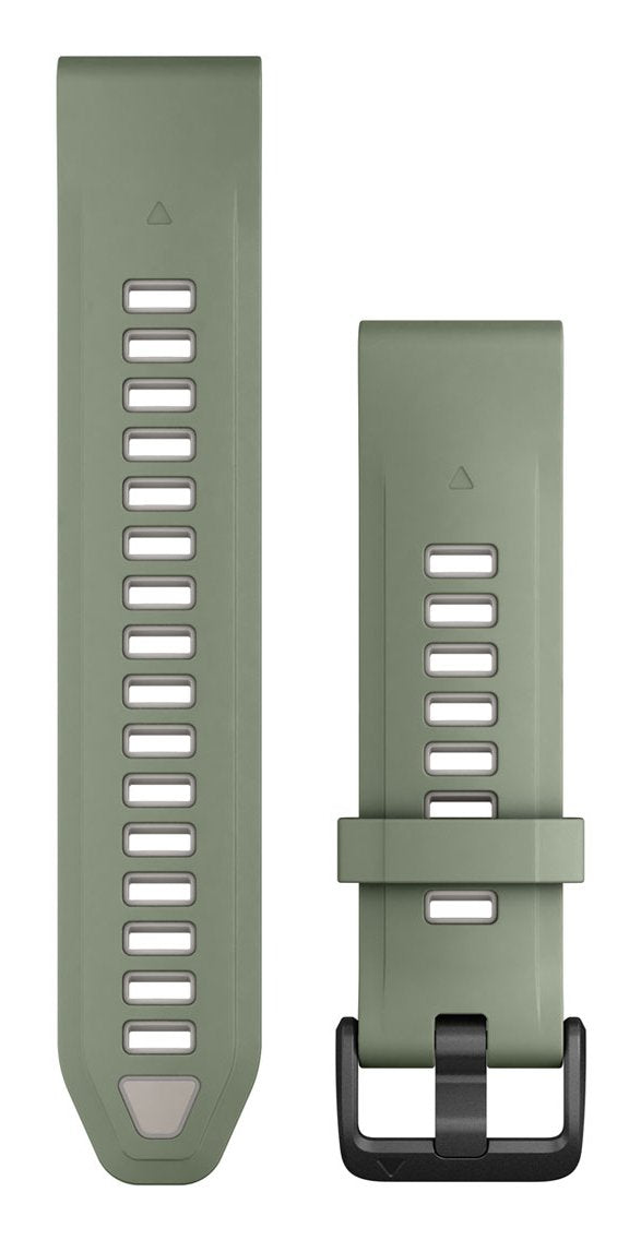 Garmin Ersatzarmband Quickfit 20mm Silikon Weidengrn Grau