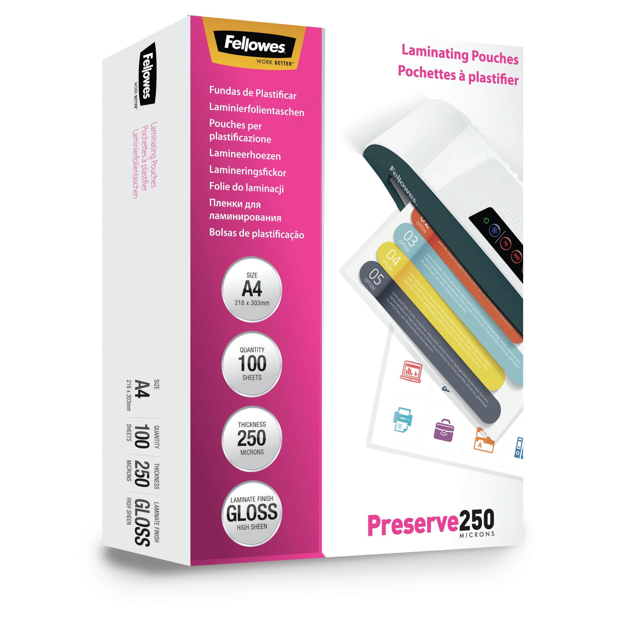 EAN 0077511540189 - Fellowes 5401802 plastificador 100 pieza(s) imagen 2