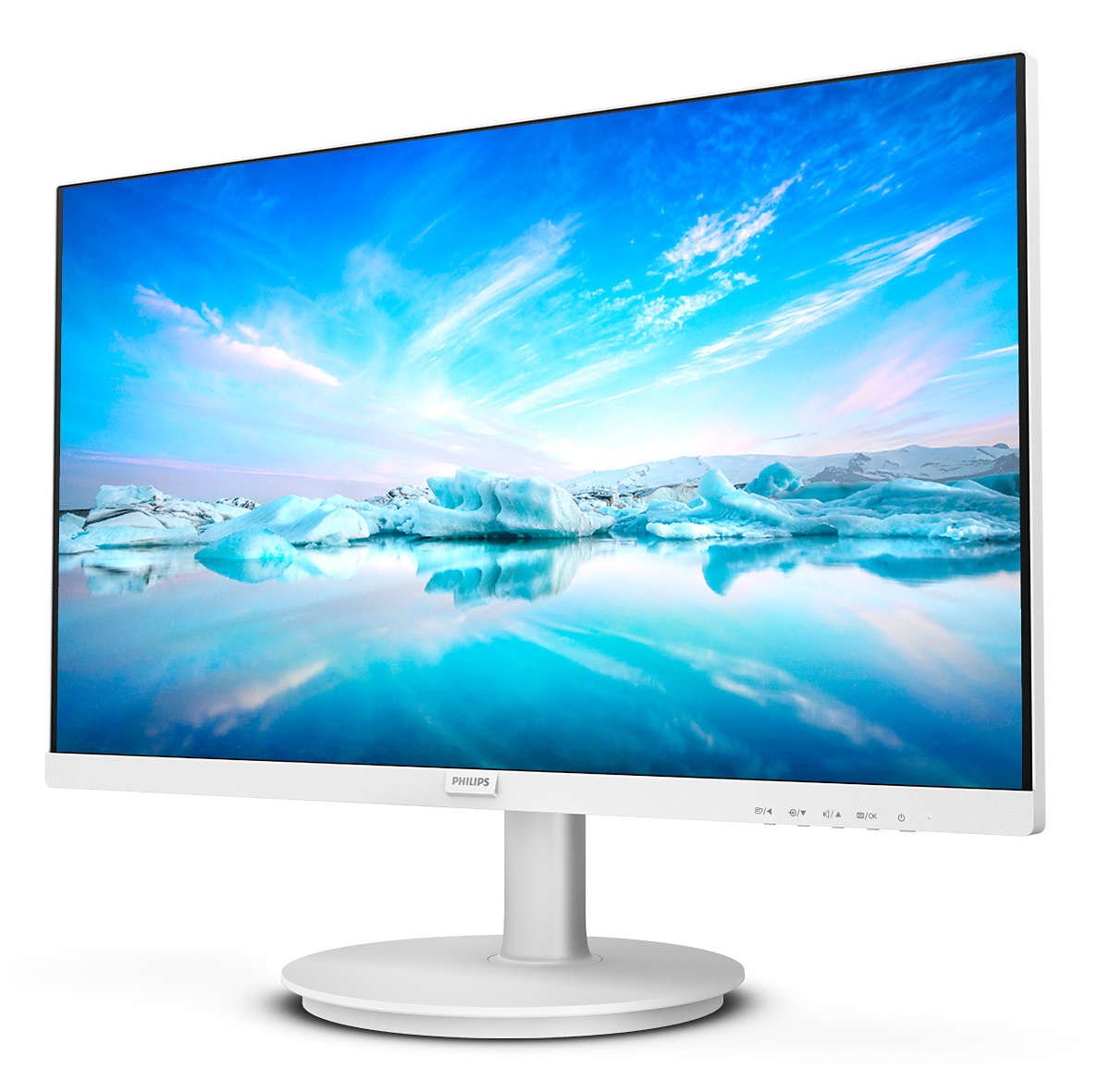 Monitor Philips 241v8aw 23.8" Ips 1920x1080 16:9 Hdmi D-Sub Altavoces - Blanco