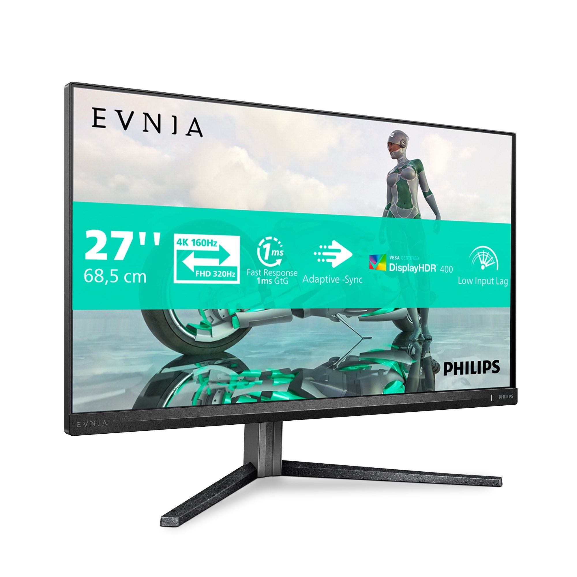 EAN 8721038004298 - Philips Evnia 3000 27M2N3800A/00 pantalla para PC 68,6 cm (27") 3840 x 2160 Pixeles 4K Ultra HD LCD Gris imagen 2