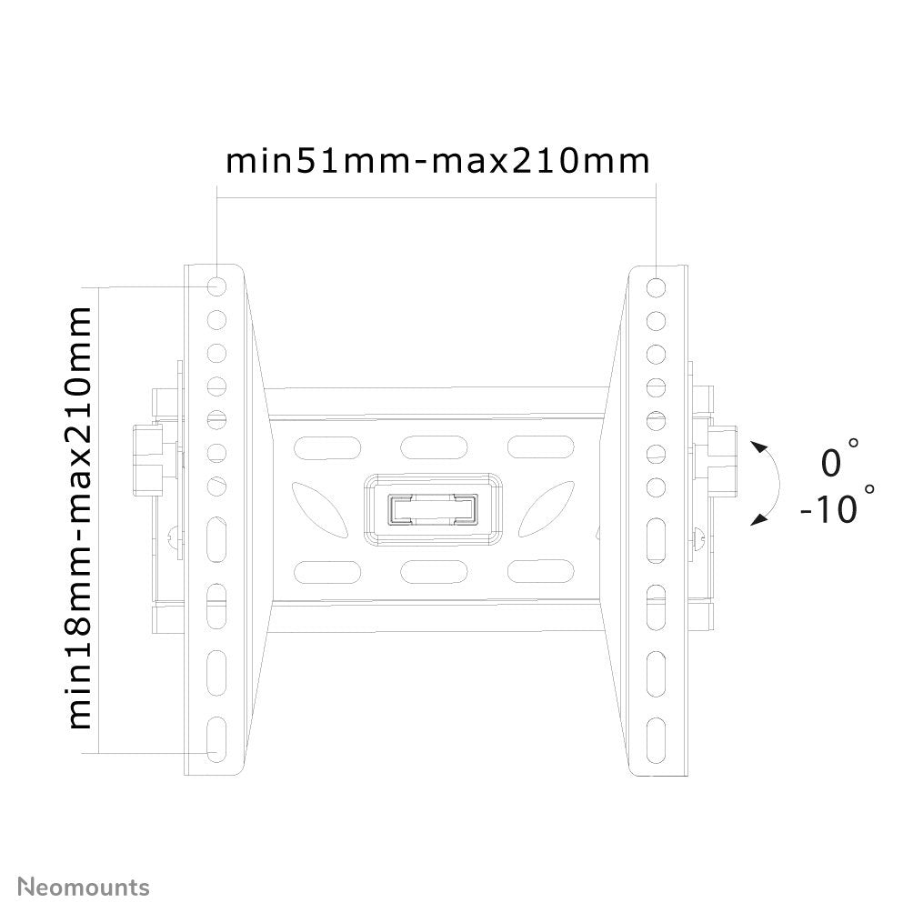 EAN 8717371442972 - Neomounts LED-W220 soporte para TV 101,6 cm (40") Negro imagen 3