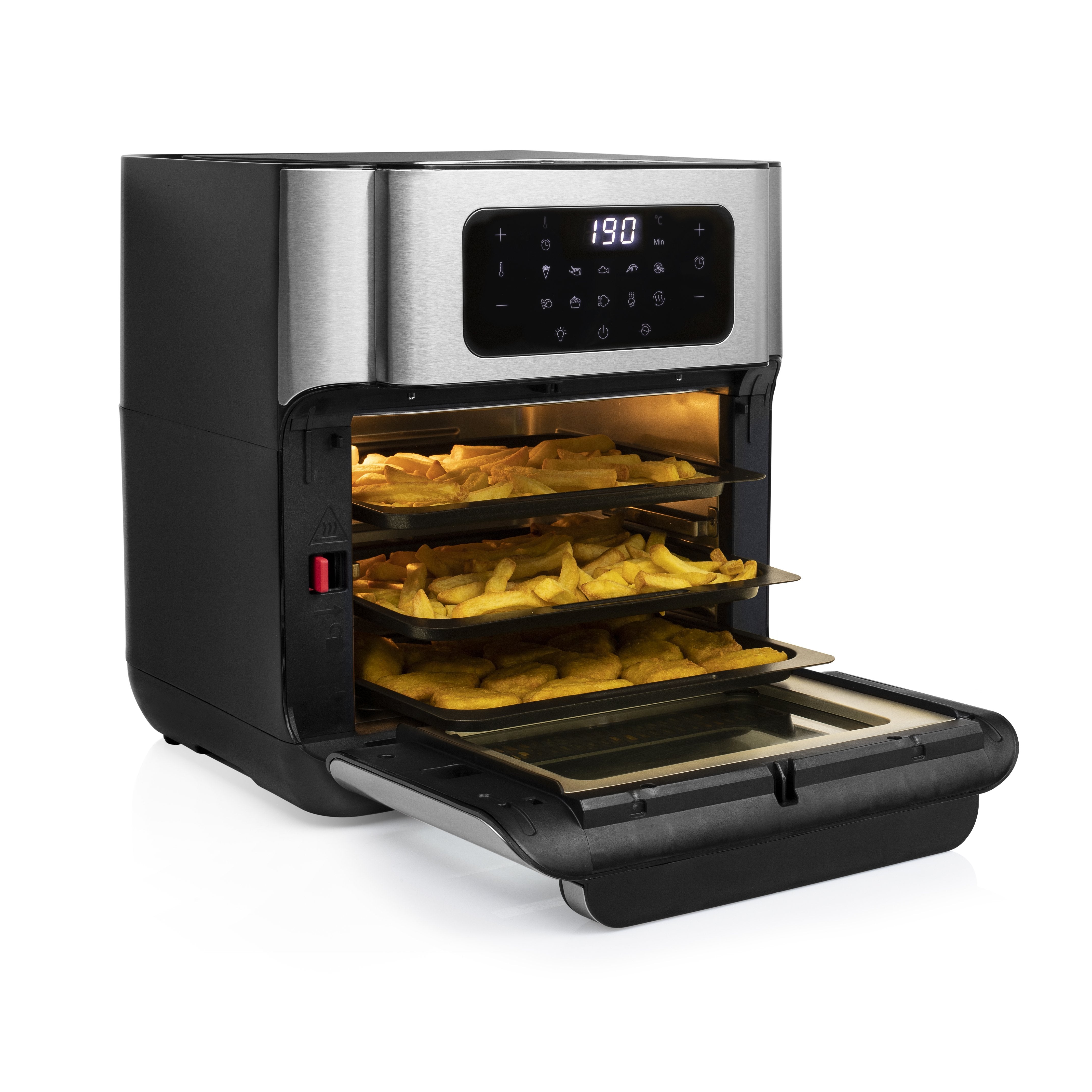 EAN 8713016091451 - Princess 182065 Sencillo 10 L Independiente 1500 W Freidora de aire caliente Plata imagen 39