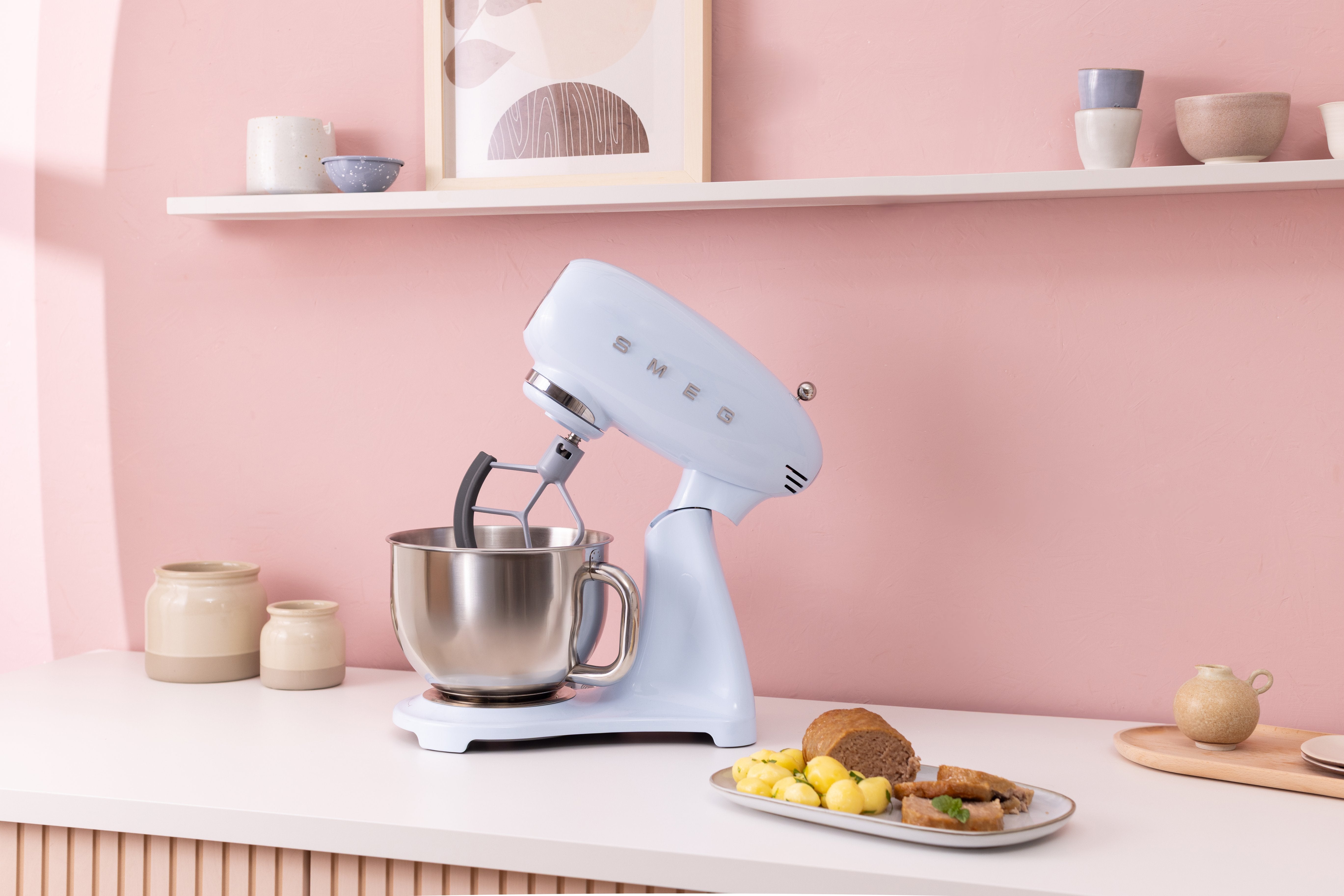 Smeg Kitchen Robot 50´Style Blue Smf05pbeu