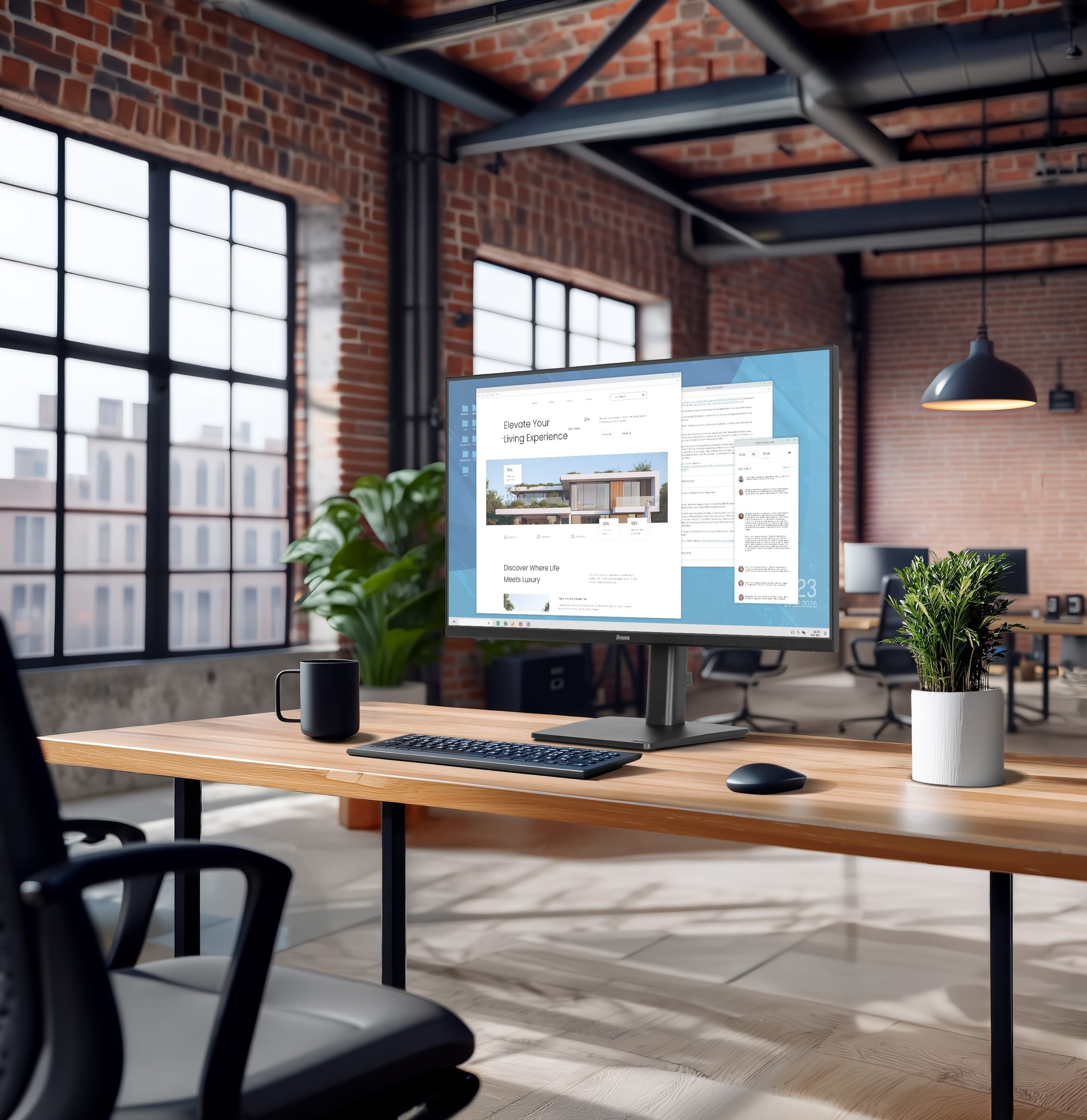 Monitor Iiyama 27" Ips, 4-Side Slim Bezel 2560x1440 75hz