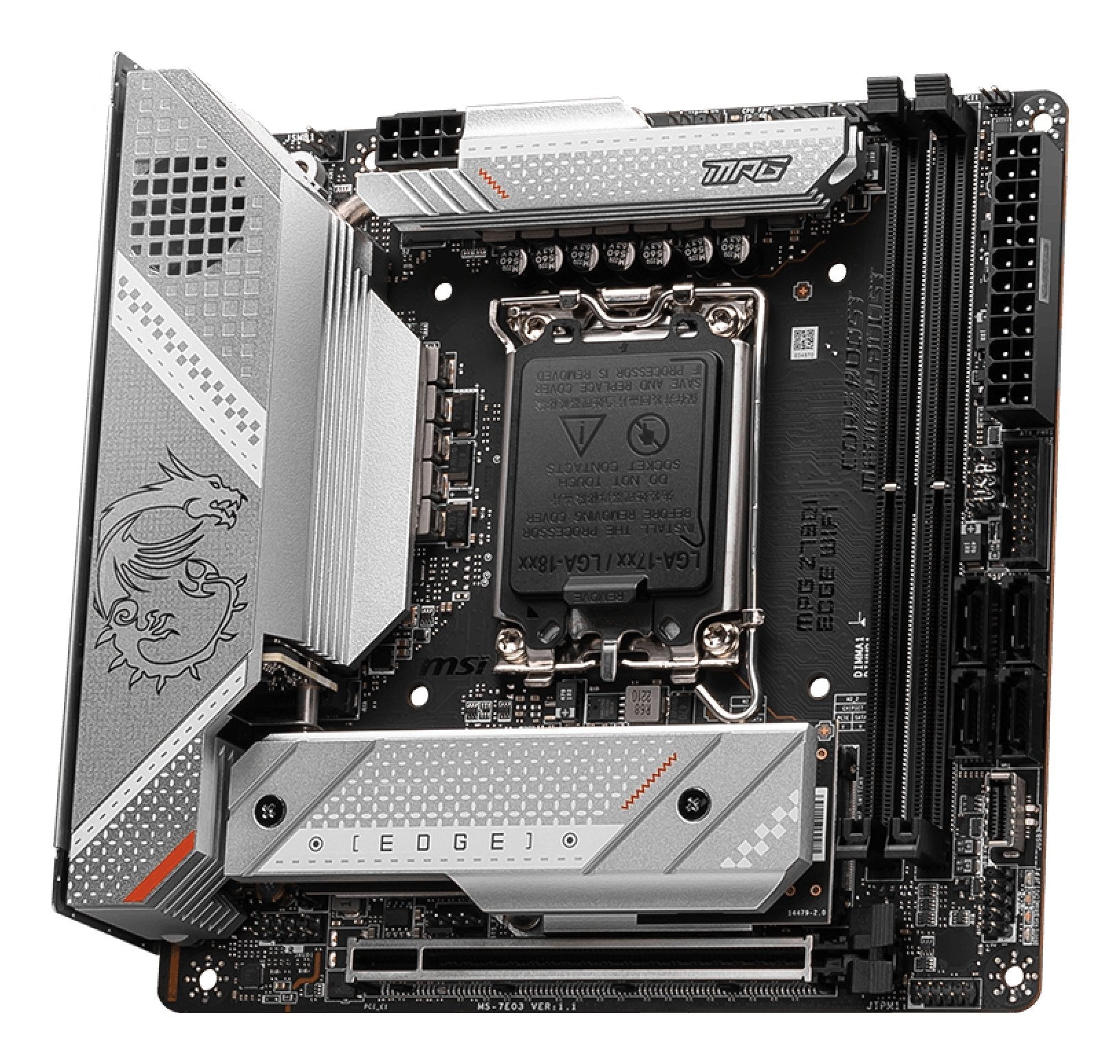 EAN 4711377011747 - MSI MPG Z790I EDGE WIFI placa base Intel Z790 LGA 1700 mini ITX imagen 3