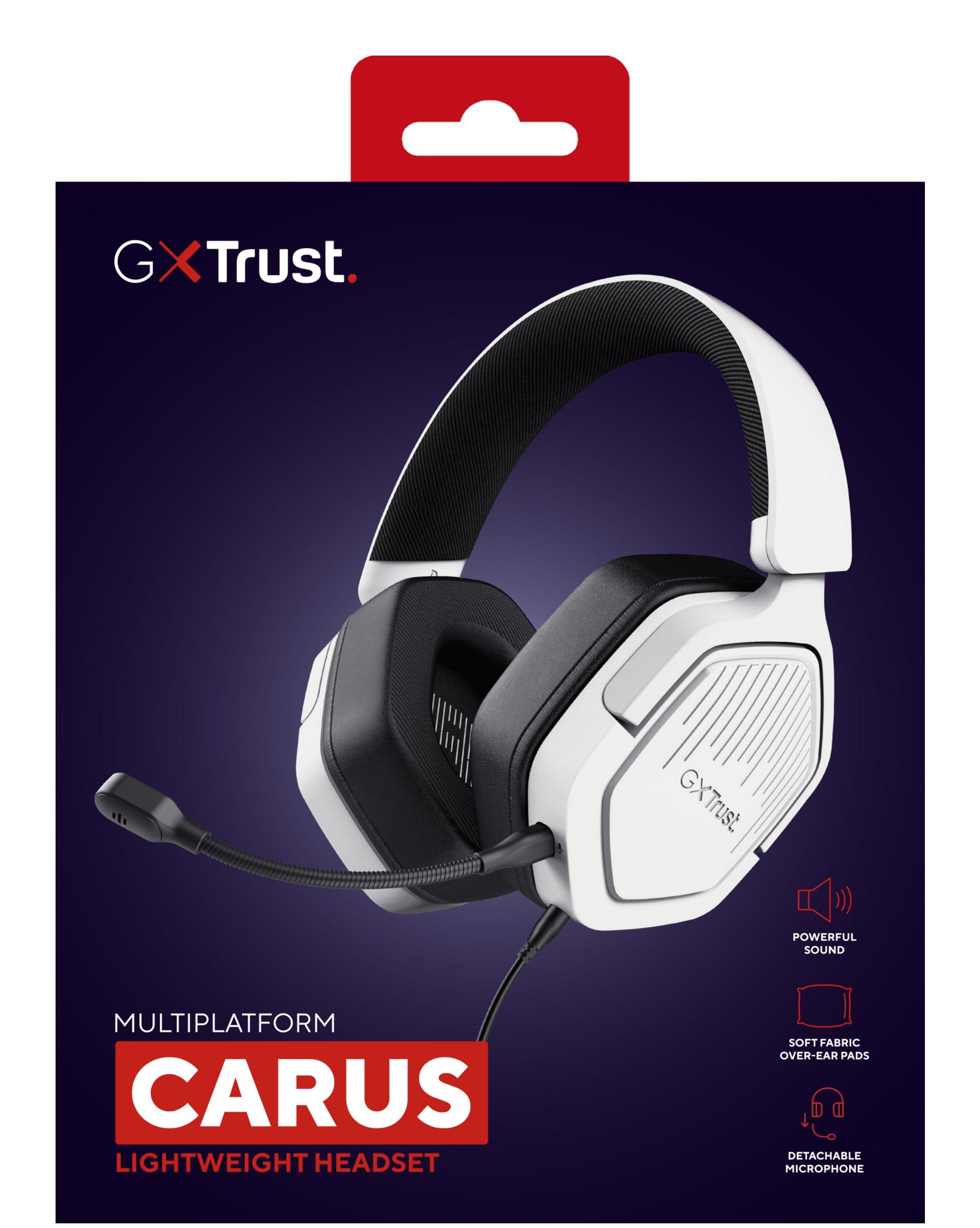 EAN 8713439254488 - Trust GXT492W Carus Auriculares Alámbrico Diadema Juego Blanco imagen 9