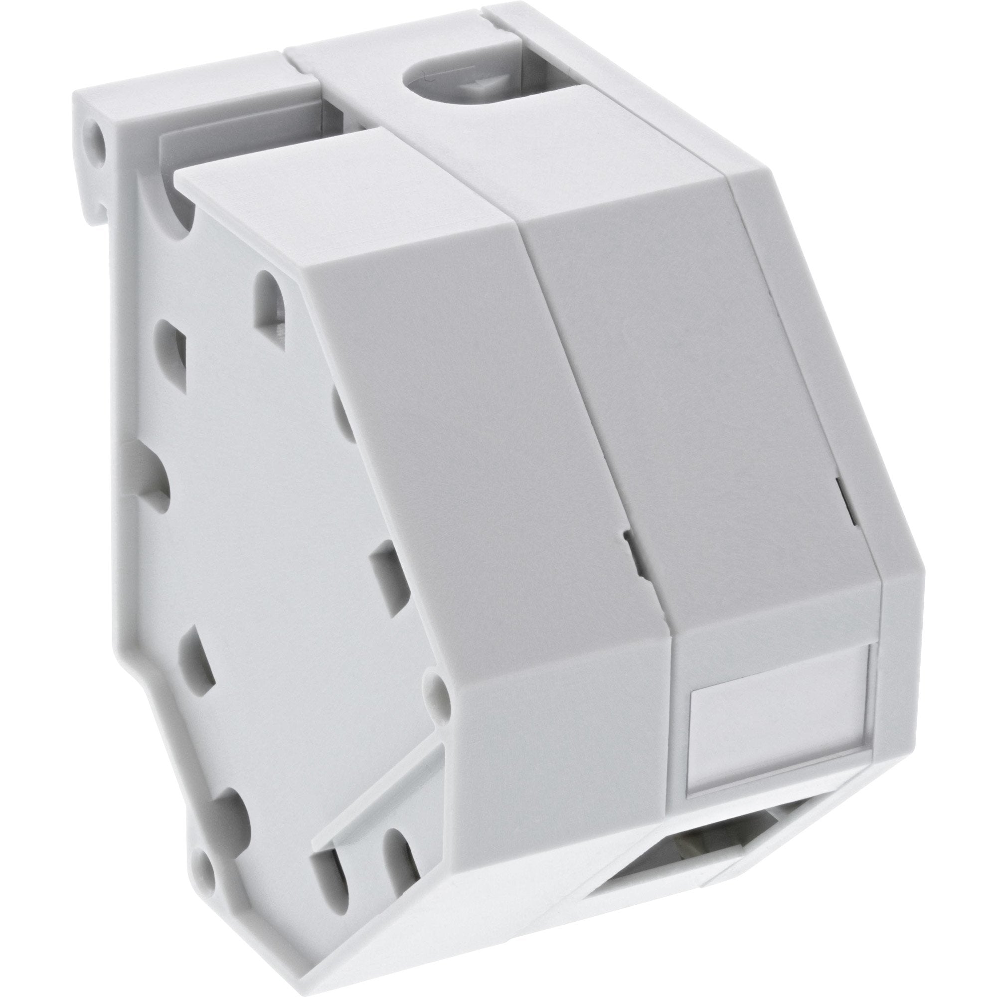 Soporte De Módulo Inline Keystone Snap-In Fiber Keystone, 1 Puerto Para Carril Din