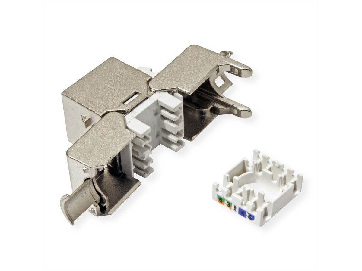 Kat.6a Class Ea Keystone Rj-45 Apantallado Sin Herramientas Superslim