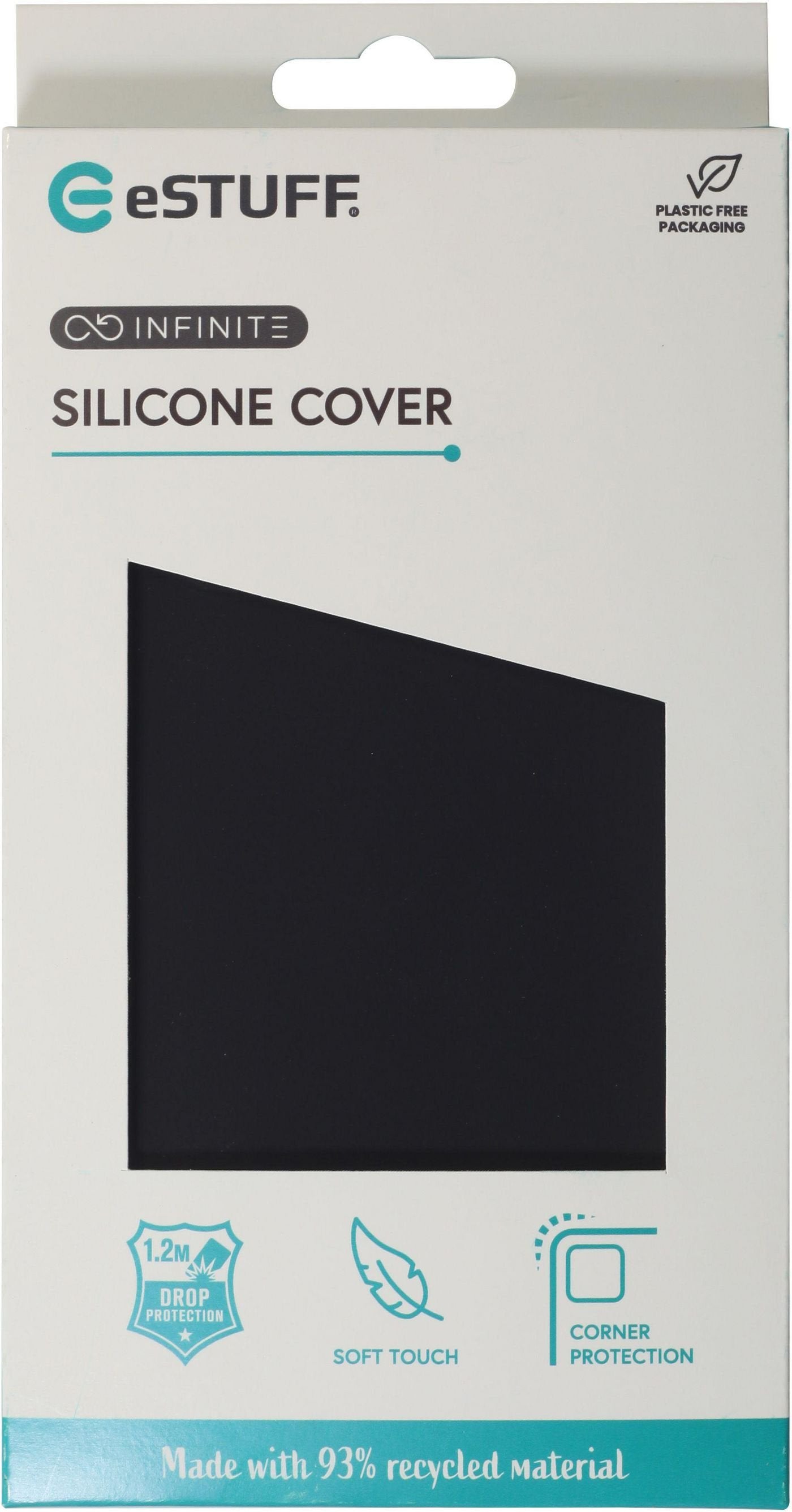 Infinite Riga Iphone 15 Pro - Max Silicone Case Black 100% - Recycled Silicone - Warranty: 24m