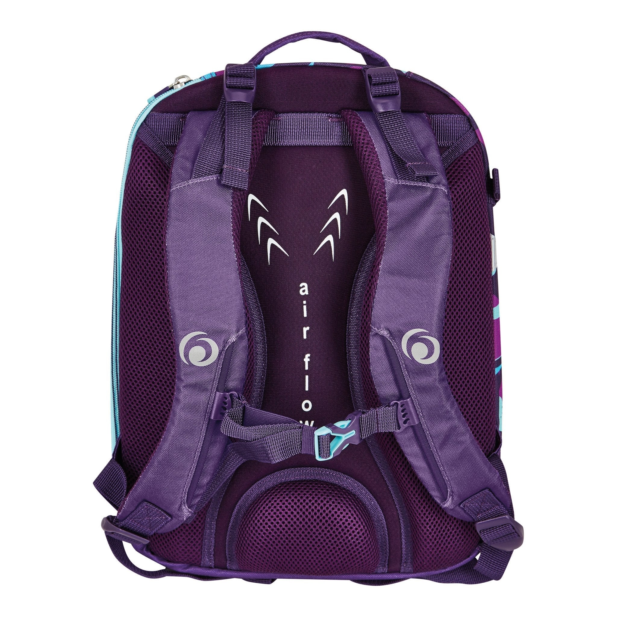 Herlitz Ultimate Camopurple Mochila Escolar Azul, Púrpura Poliéster
