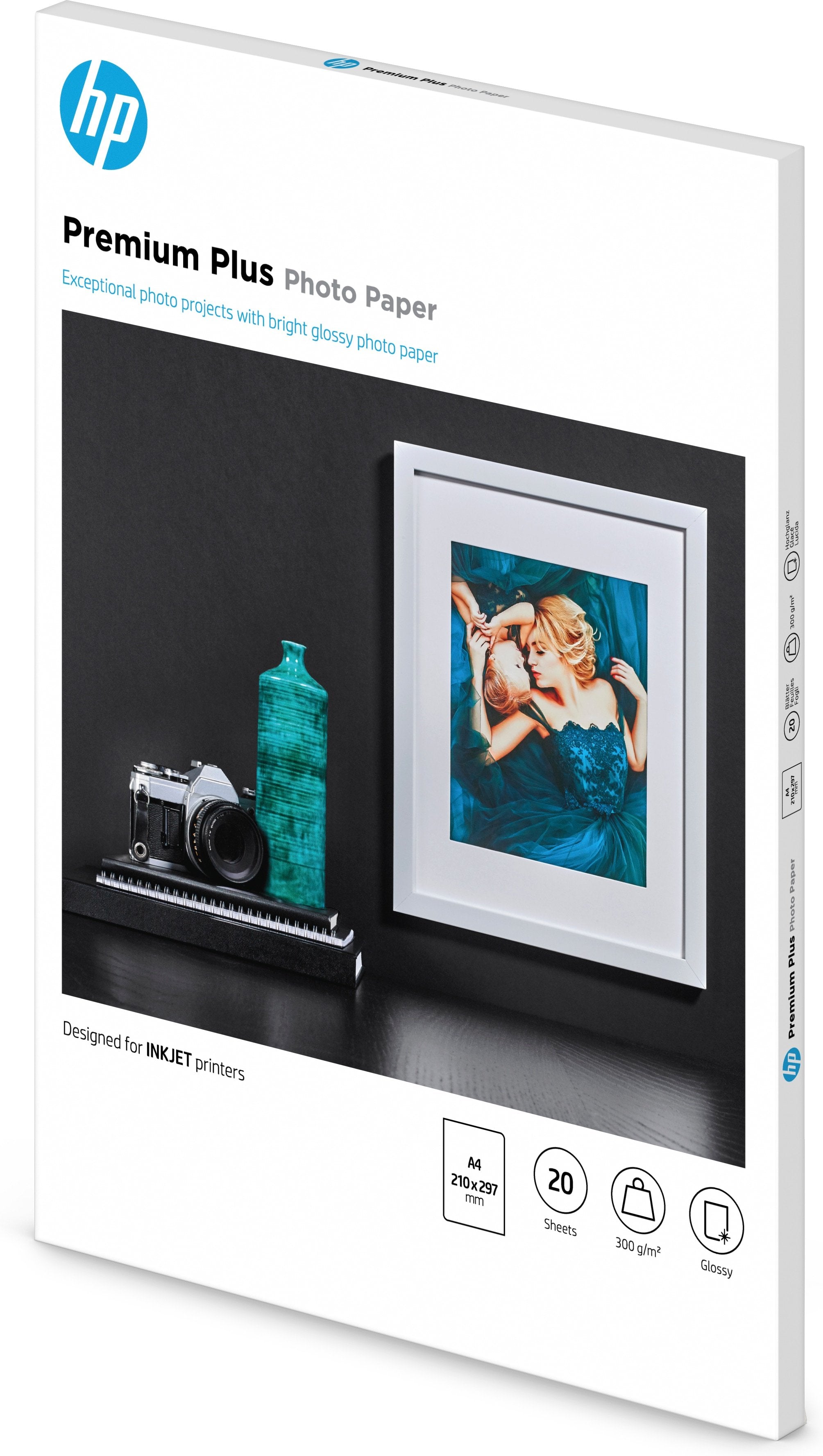 EAN 0886111138876 - HP Premium Plus Glossy Photo Paper-20 sht/A4/210 x 297 mm Brillo imagen 2