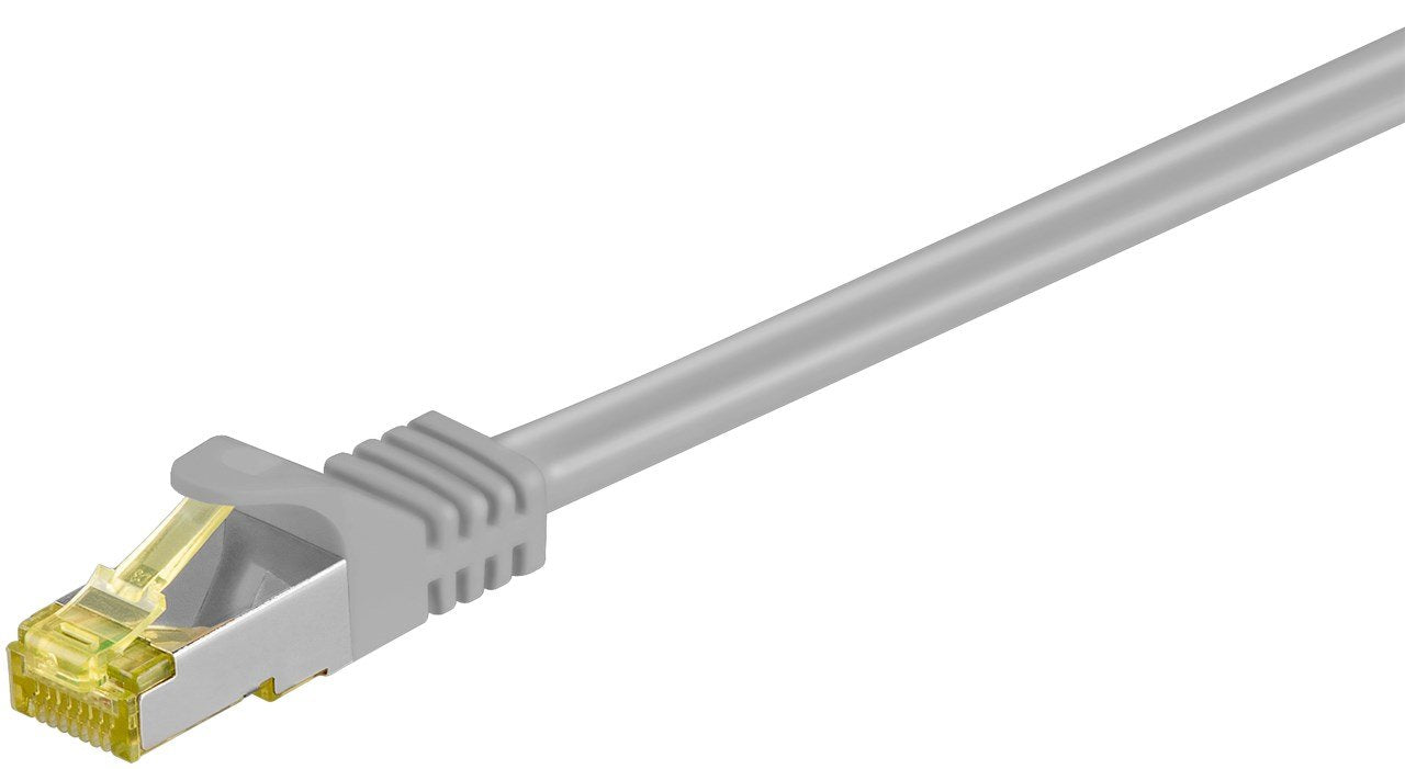 Goobay Cable De Red Rj45 10,0m Gris S/Ftp M. Cat7 , 2xrj45, Lszh, Cu