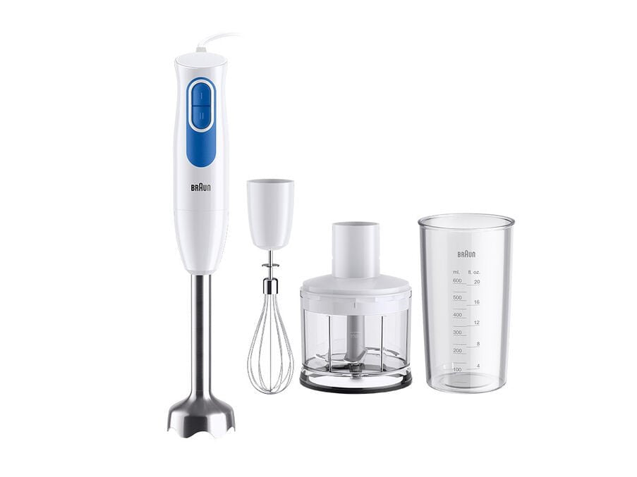 Batidora De Mano Braun Mq20236mwh Blanca