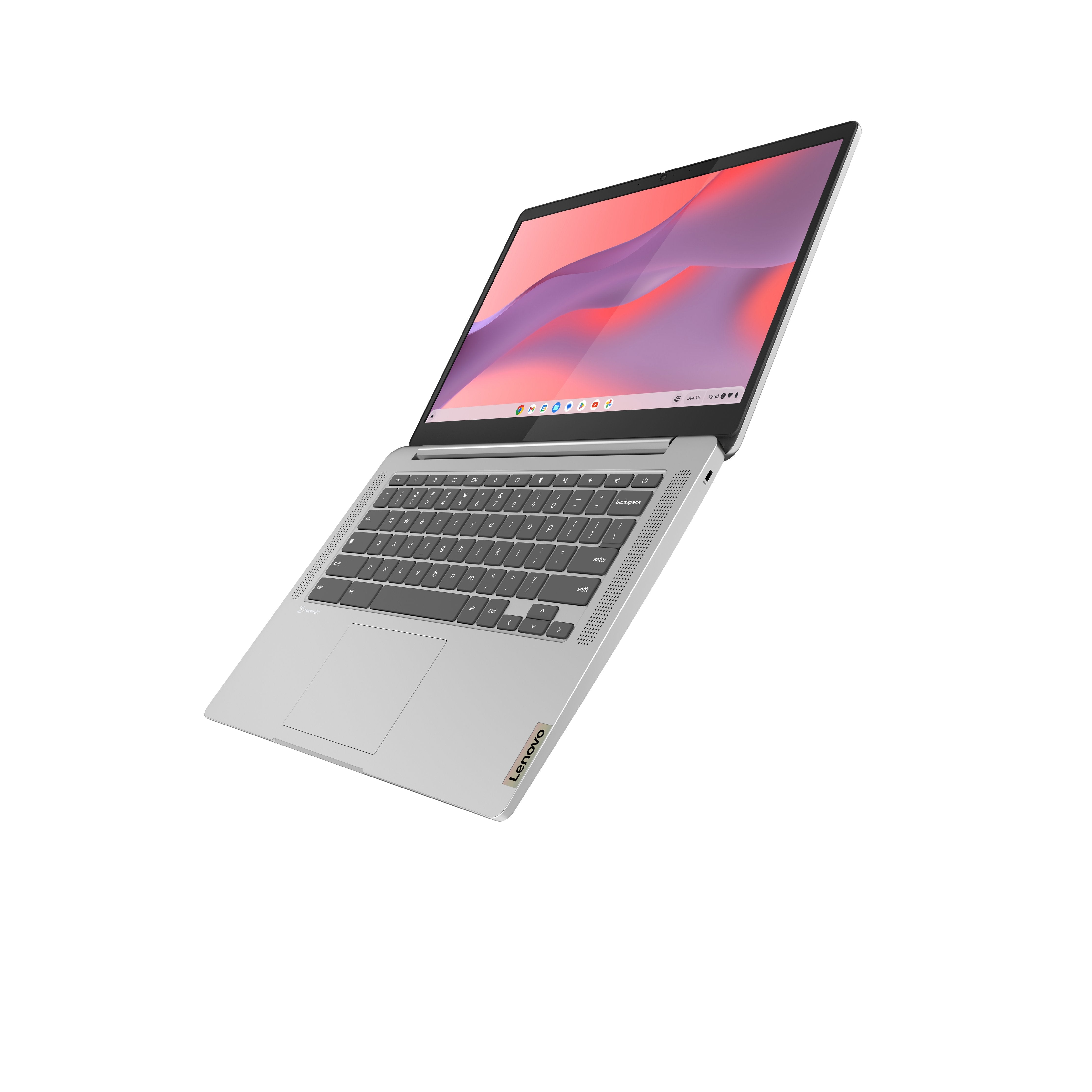 Lenovo Ideapad Slim 3 14m868 Chromebook 35,6 Cm (14") Full Hd Mediatek 8 Gb Lpddr4x-Sdram 128 Gb Emmc Wi-Fi 6 (802.11ax) Chromeos Gris