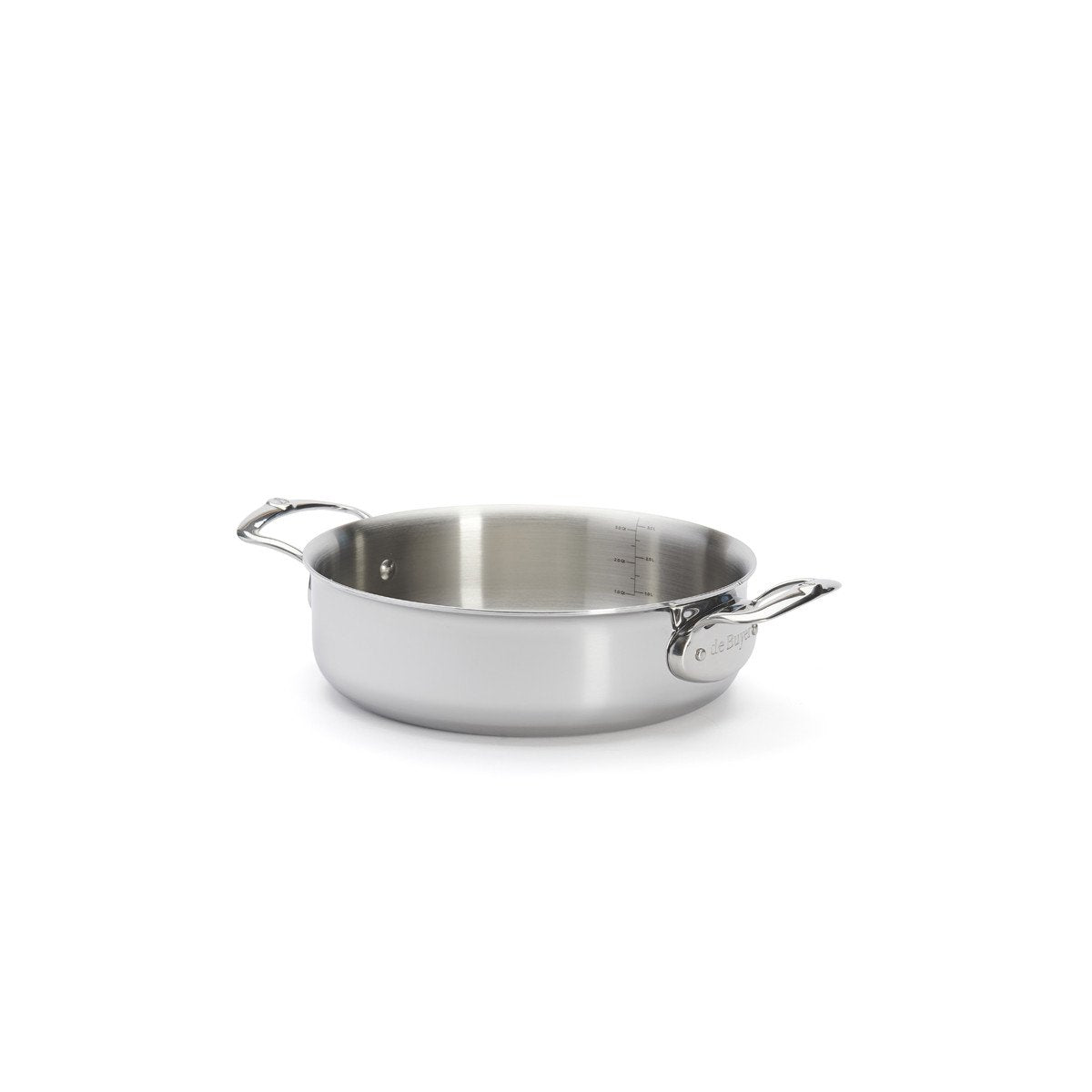 De Buyer Affinity Saucepot Low With Lid 20 Cm