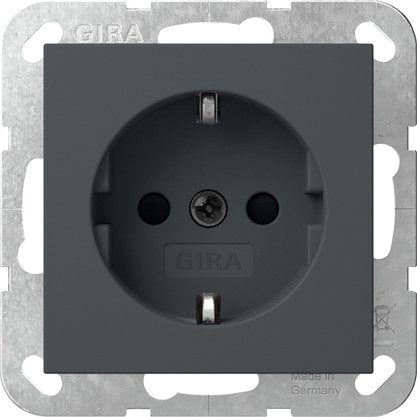 Gira System 55 Toma De Corriente Schuko Antracita