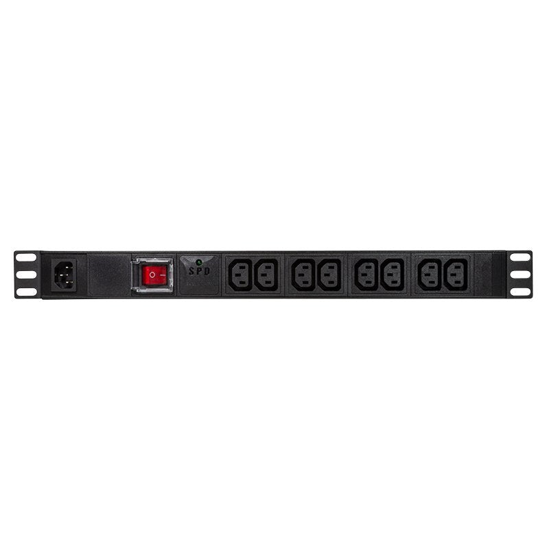 Logilink Pdu8a02 Unidad De Distribución De Energía (Pdu) 1u Negro 8 Salidas Ac