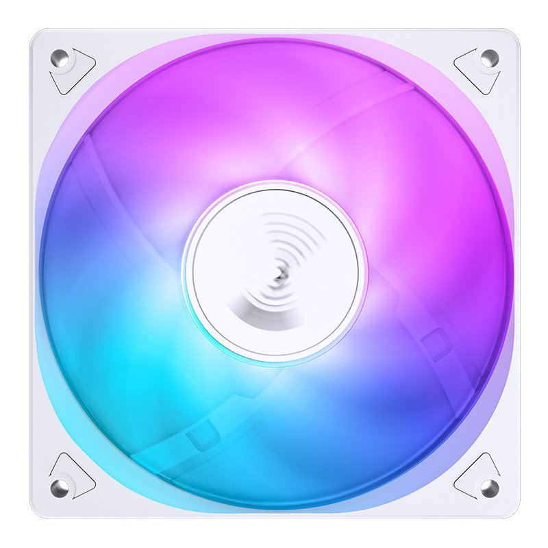 Jonsbo Sl-120c Rgb Ventilador, 3-Pin, 120mm - Blanco