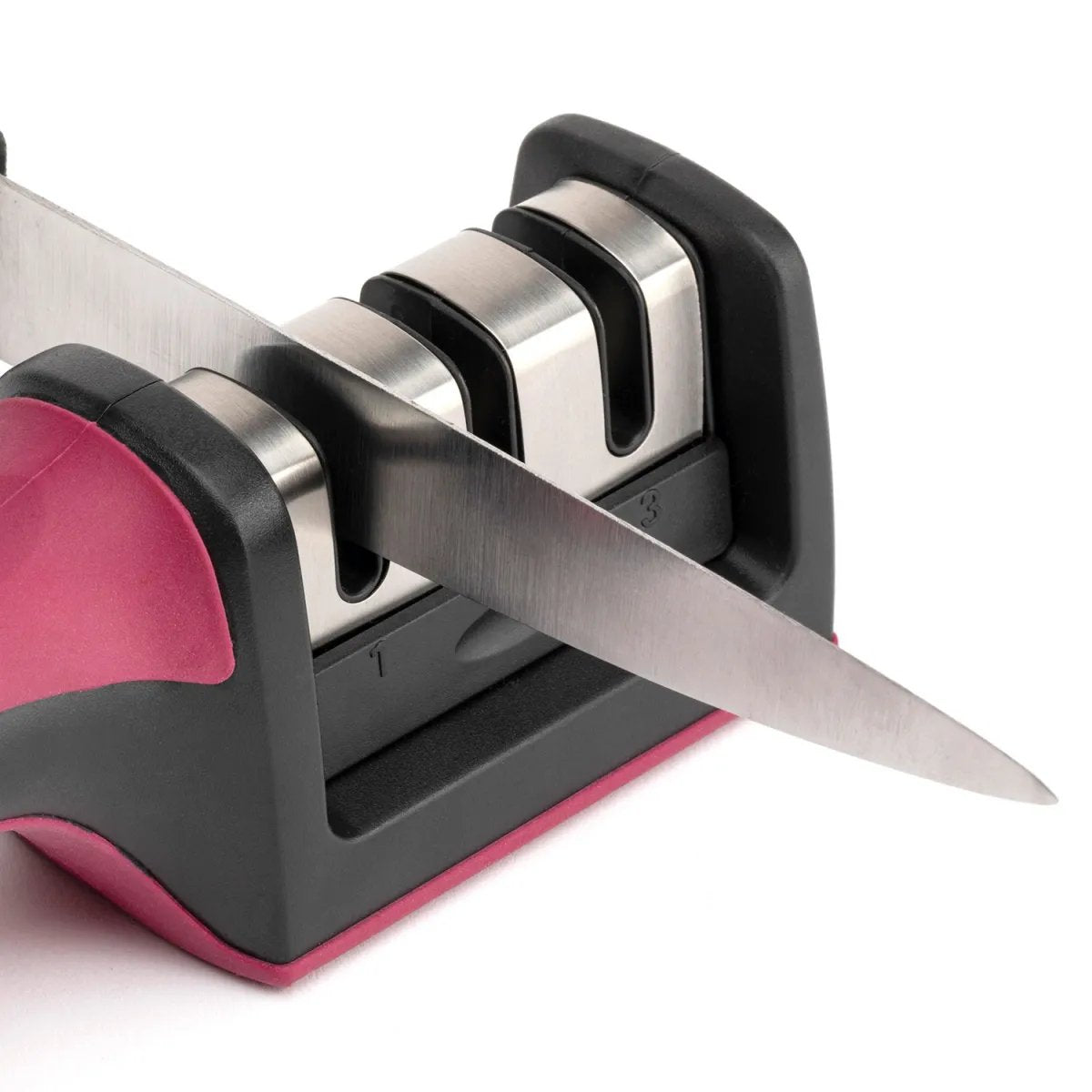 EAN 8436584383789 - JATA HACC4541 afilador de cuchillo Afilador de cuchillos de discos Negro, Rojo imagen 5