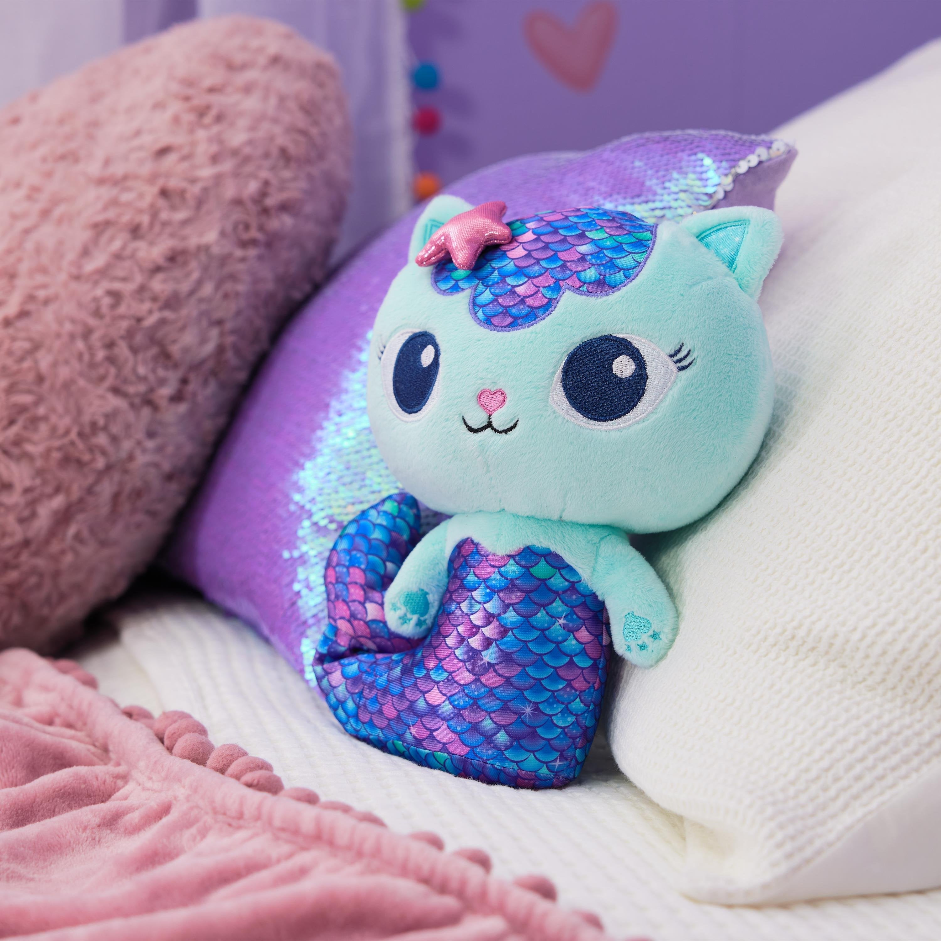 Spin Master Gabby'S Dollhouse - Plush Cat Seakin, Cuddly Toy 25 Cm 6071766