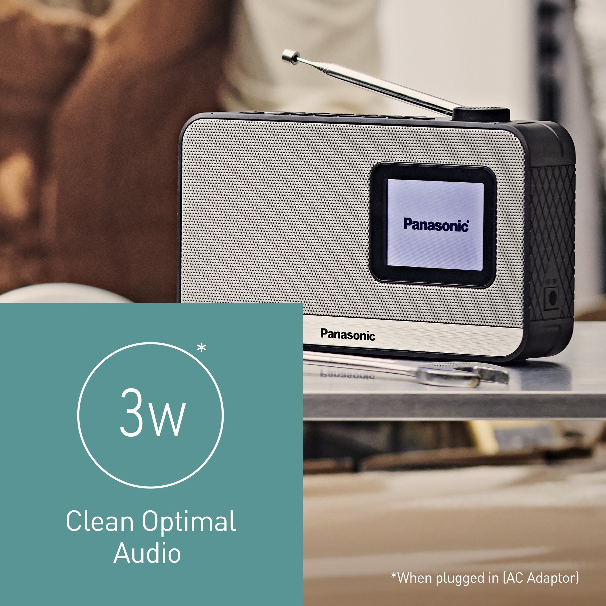 Radio Digital Port. Dab+/Fm 1w Cons Color Negro