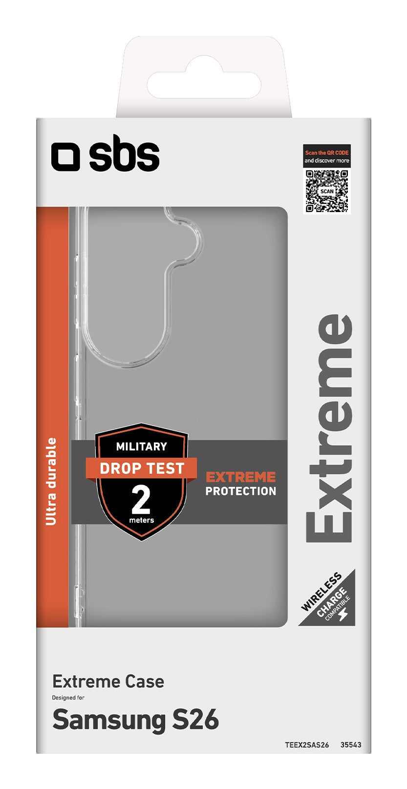 Sbs Extreme 2 Cover Galaxy S26 Transparent