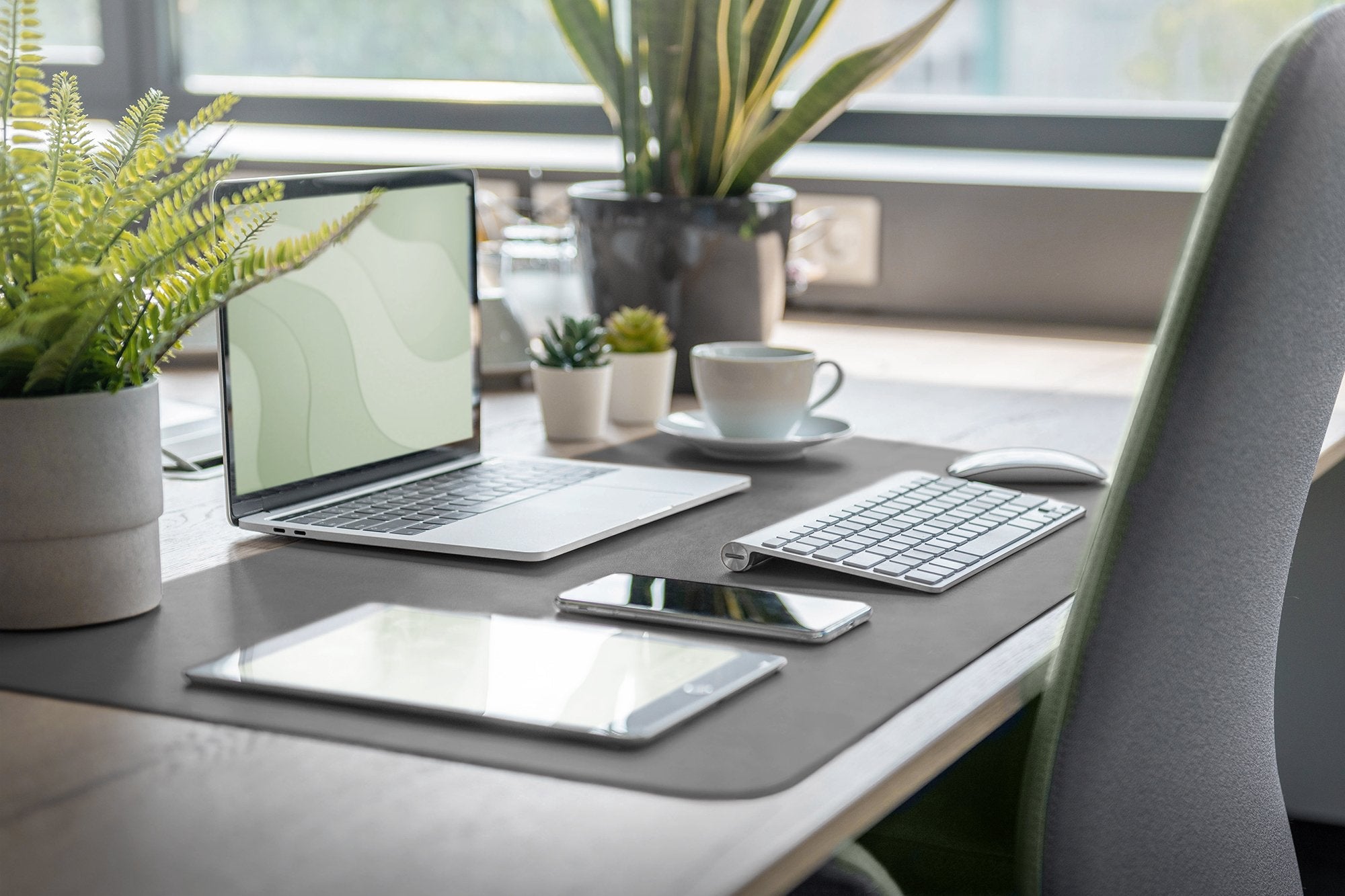 Alfombrilla Ratón Digitus (90x43 Cm), Gris Oscuro