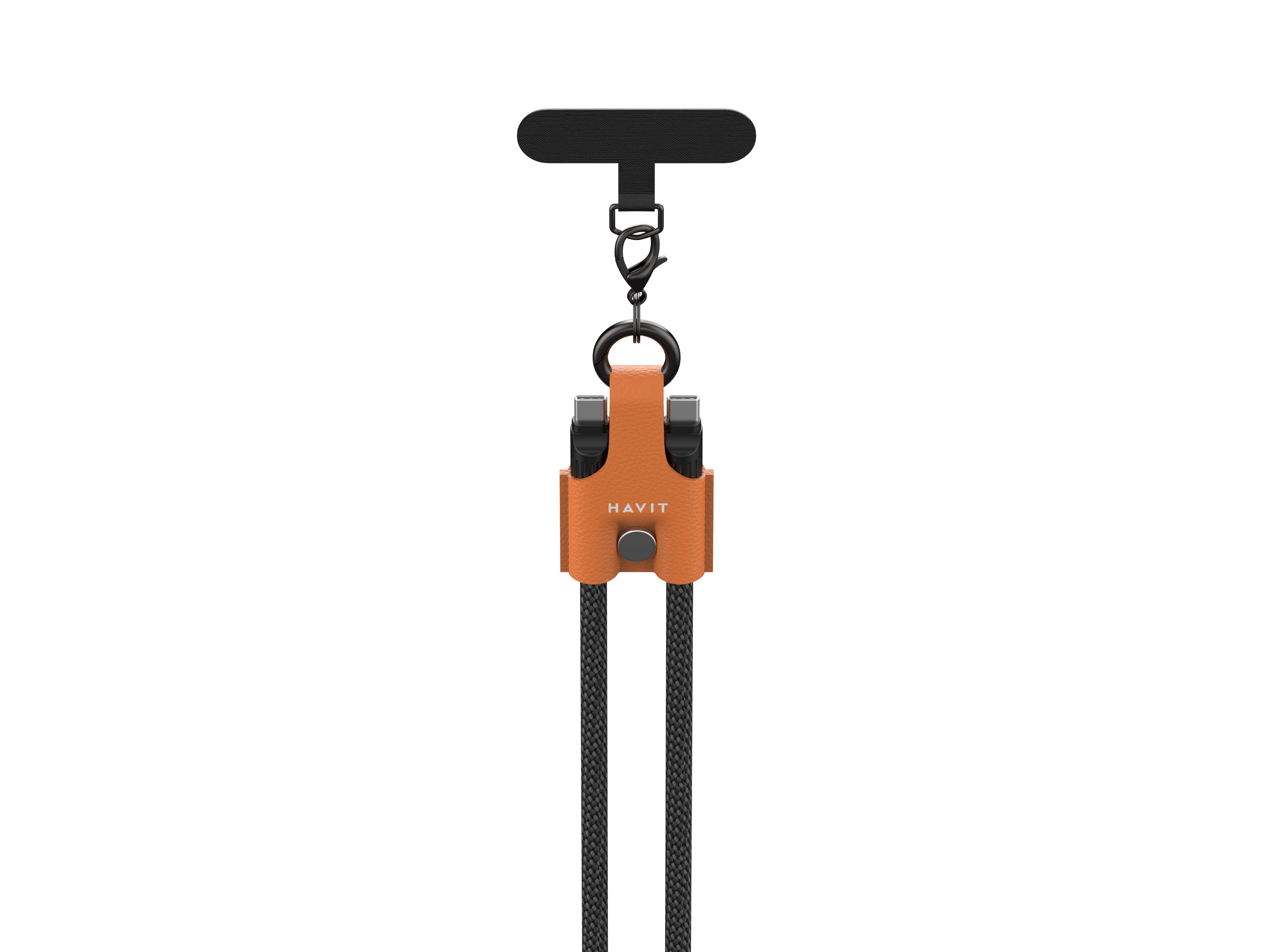 Havit Cb6344 - Cable De Carga, 1,2 M (Negro/Gris/Marrón)