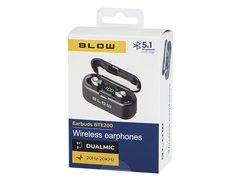 EAN 5900804122883 - BLOW BTE200 Auriculares True Wireless Stereo (TWS) Dentro de oído Llamadas/Música Bluetooth Negro imagen 4