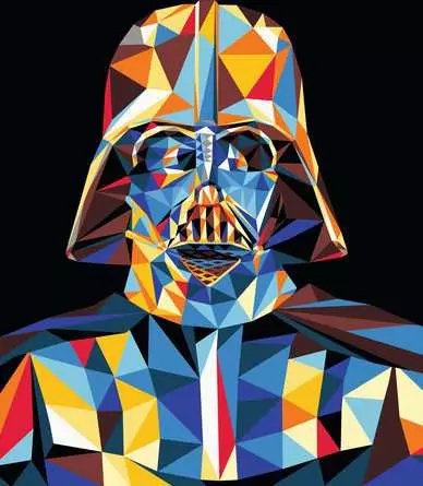 Kit Para Pintar Con Números Ravensburger Creart Serie Trend C Star Wars: Darth Vader