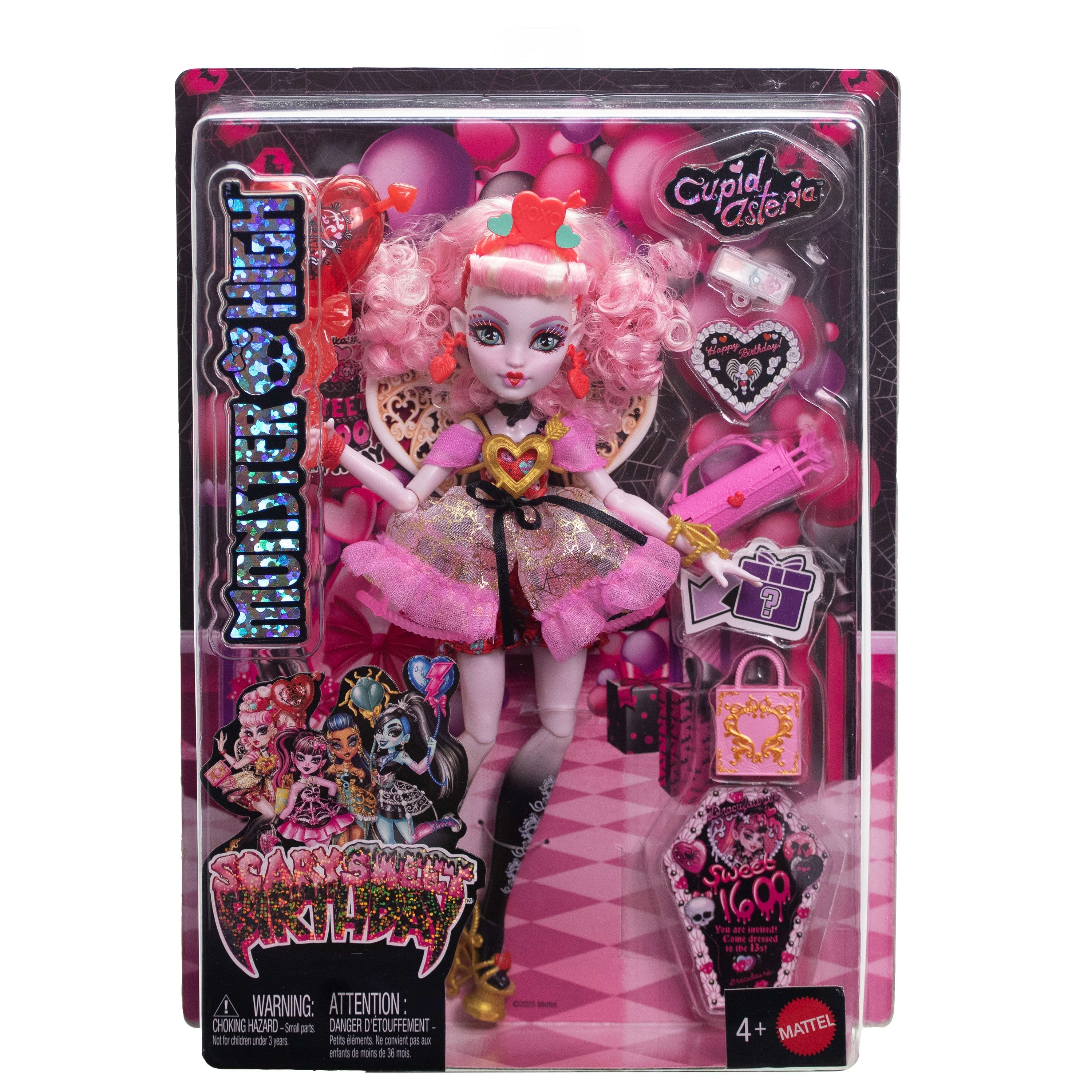Muñeca Cupid Asteria Scary Sweet Birthday 1600 Monster High