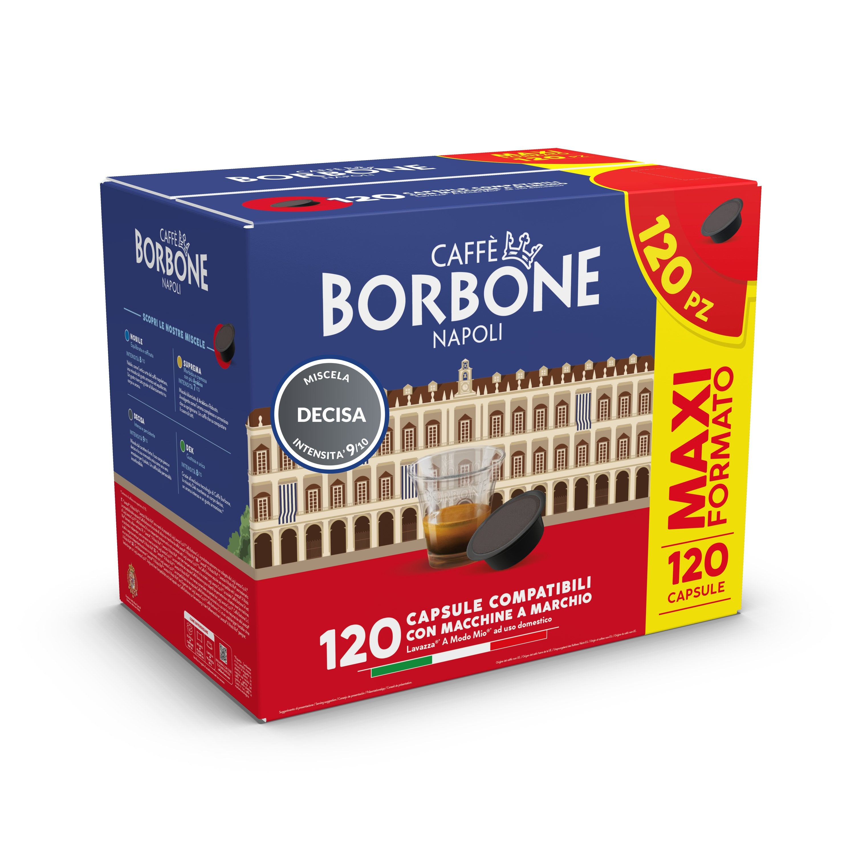 EAN 8034028337246 - Caffè Borbone Miscela Decisa Cápsula de café 120 pieza(s) imagen 1