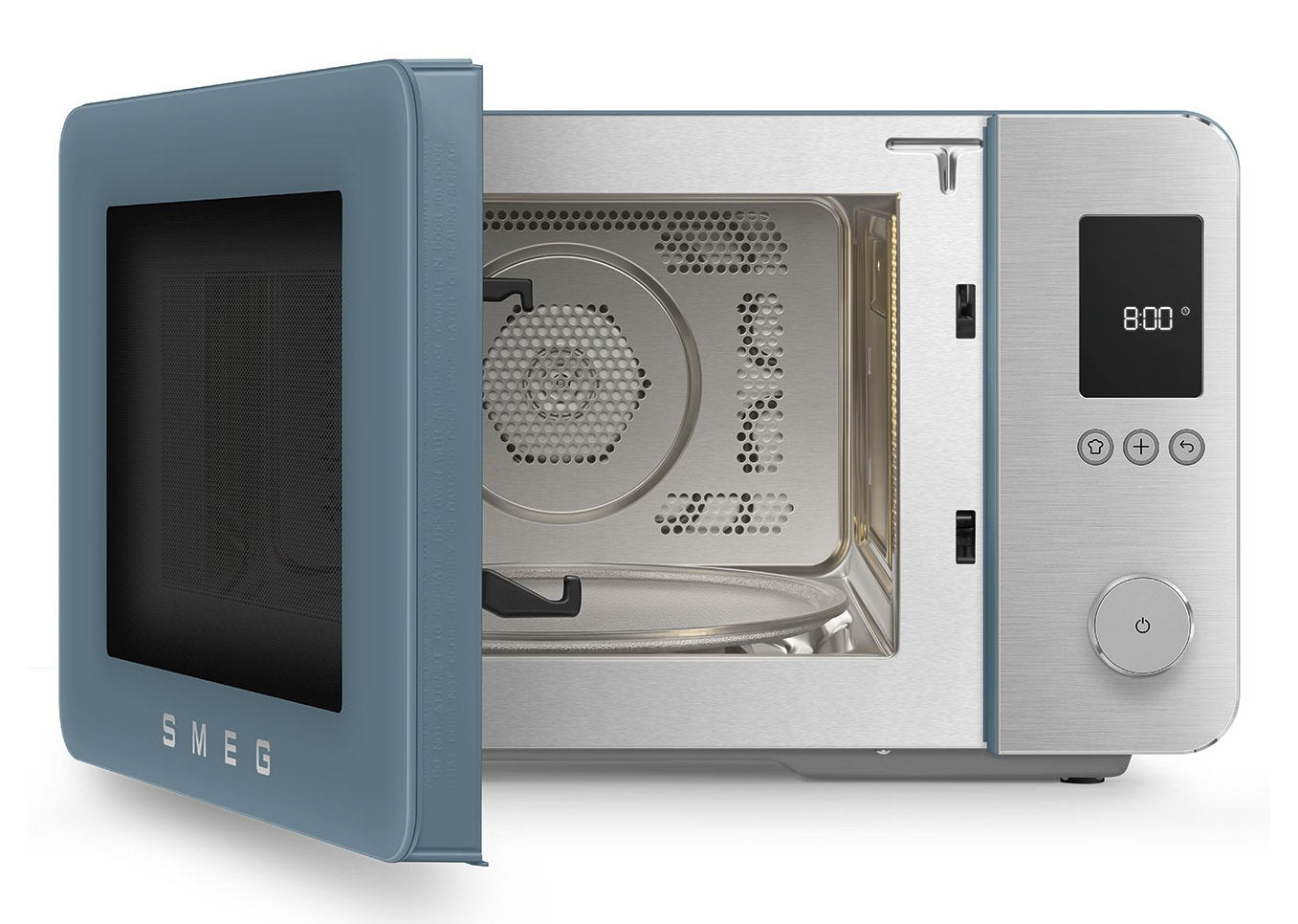 EAN 8017709356620 - Smeg MOC02SBMEU microondas Azul Microondas combinado Encimera 27 L 1450 W imagen 2