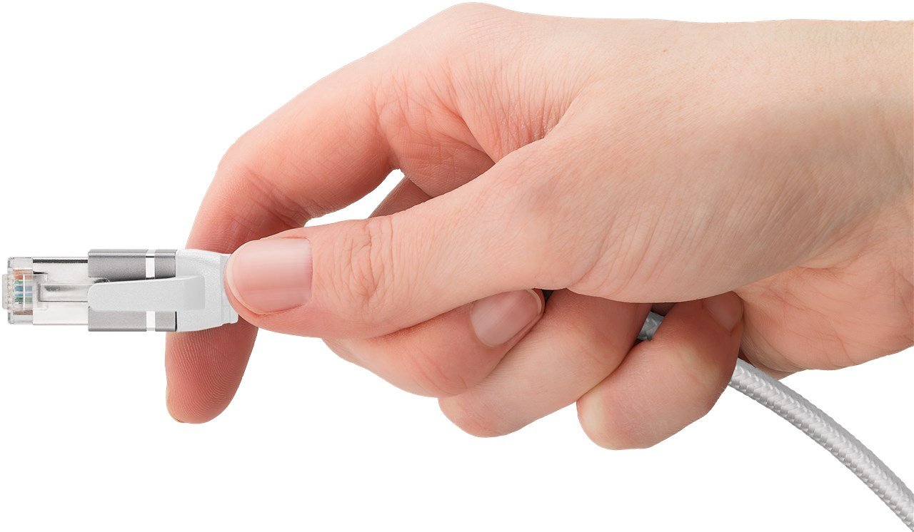 Cable De Adaptador Ethernet De Goobay Usb-A 3.2 Gen1> Rj-45, Blanco Delgado, 10 Metros 74383