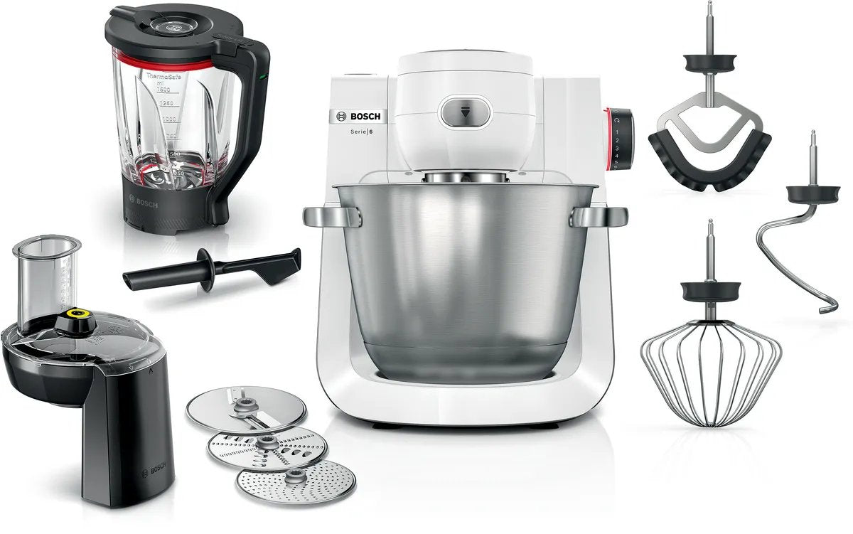 EAN 4242005377343 - Bosch Serie 6 MUMS6EW22 robot de cocina 1600 W 5,5 L Blanco imagen 1