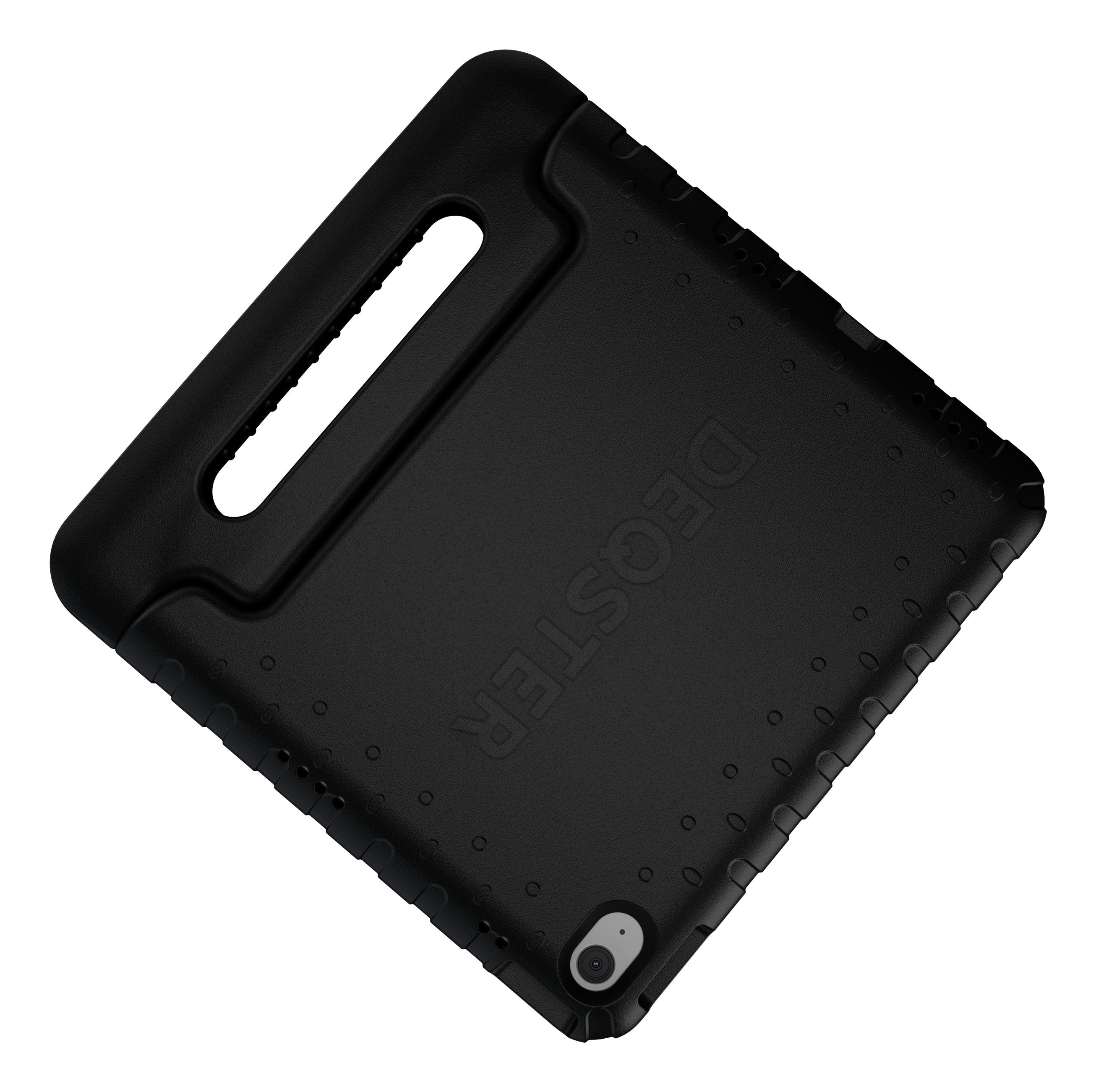 Deqster Kids Case Funda Para Tablet & Cristal Protector F. Ipad 10. 11.Gen Kindersicher & Robust, Integrierte Stylus-Soporte, 9h Display Protección Vidrio, Negro