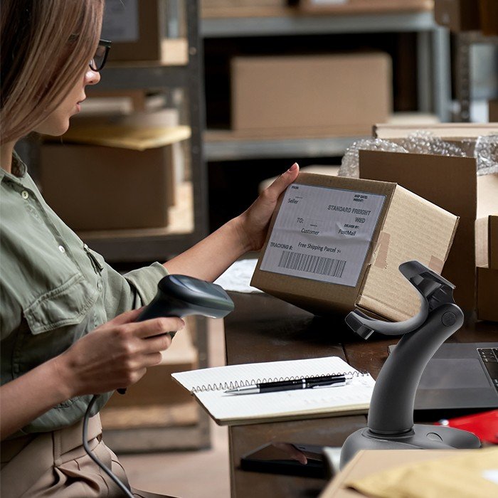 EAN 5901878508559 - Qoltec 50855 accesorio para lector de código de barras Puesto imagen 3