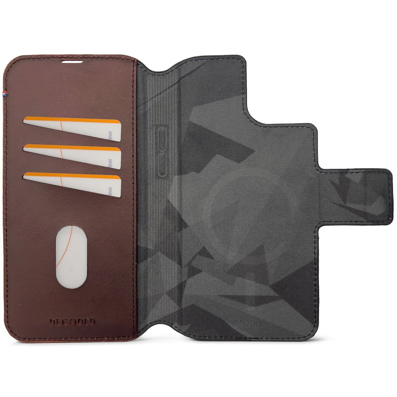 EAN 8720593006754 - Decoded Modu Wallet funda para teléfono móvil 17 cm (6.69") Funda cartera Marrón, Chocolate imagen 5